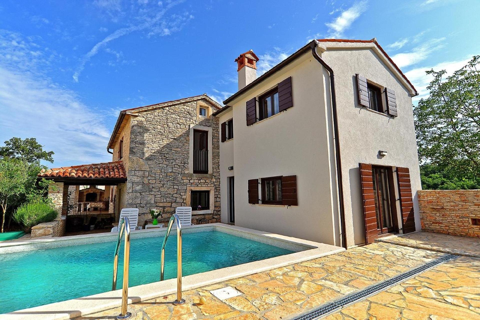 Ferienhaus mit Privatpool für 5 Personen ca 100 qm in Svetvincenat, Istrien Binnenland von Istrien view 3