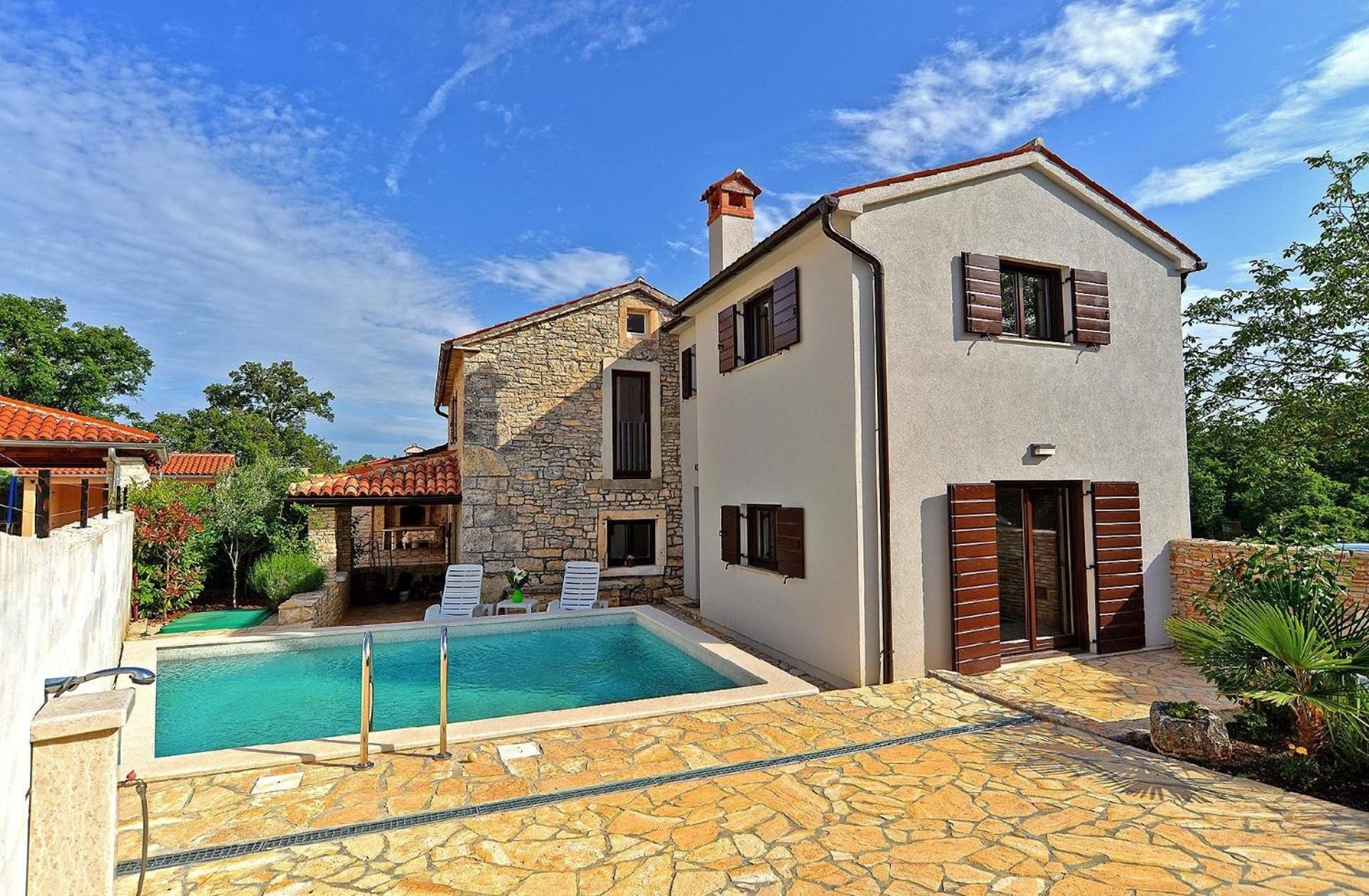 Ferienhaus mit Privatpool für 5 Personen ca 100 qm in Svetvincenat, Istrien Binnenland von Istrien view 4