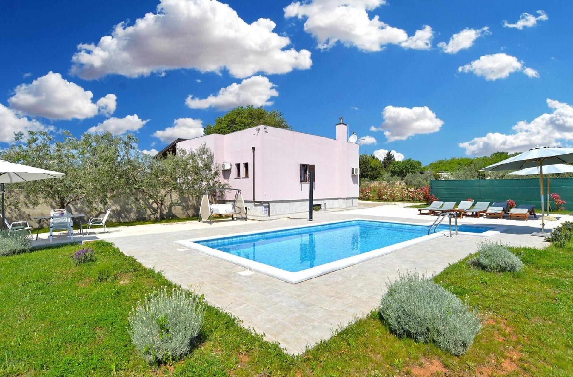Ferienhaus mit Privatpool für 6 Personen ca 100 qm in Pomer, Istrien Istrische Riviera