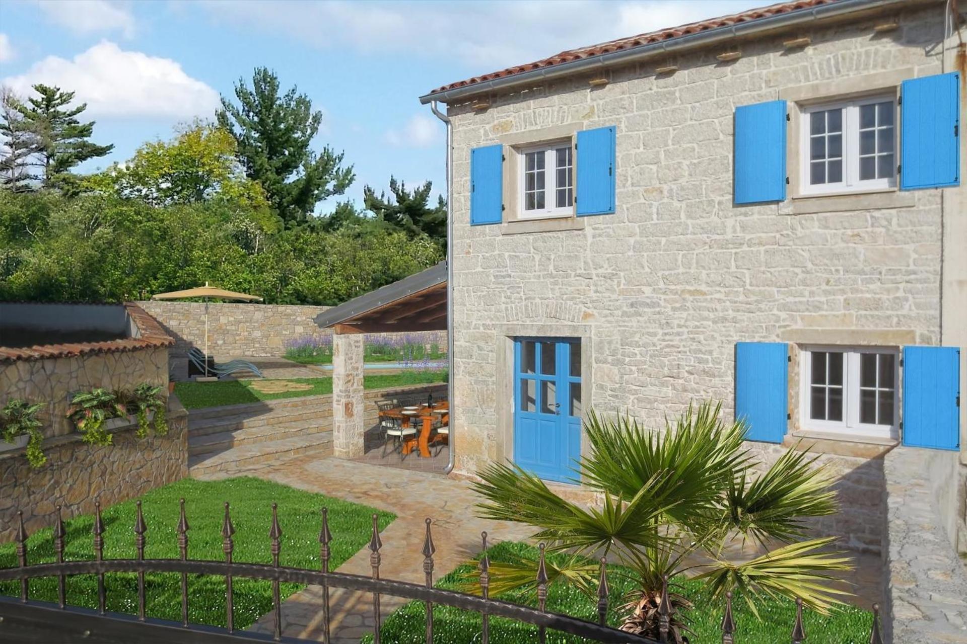 Ferienhaus mit Privatpool für 6 Personen ca 60 qm in Rajki, Istrien Binnenland von Istrien view 3