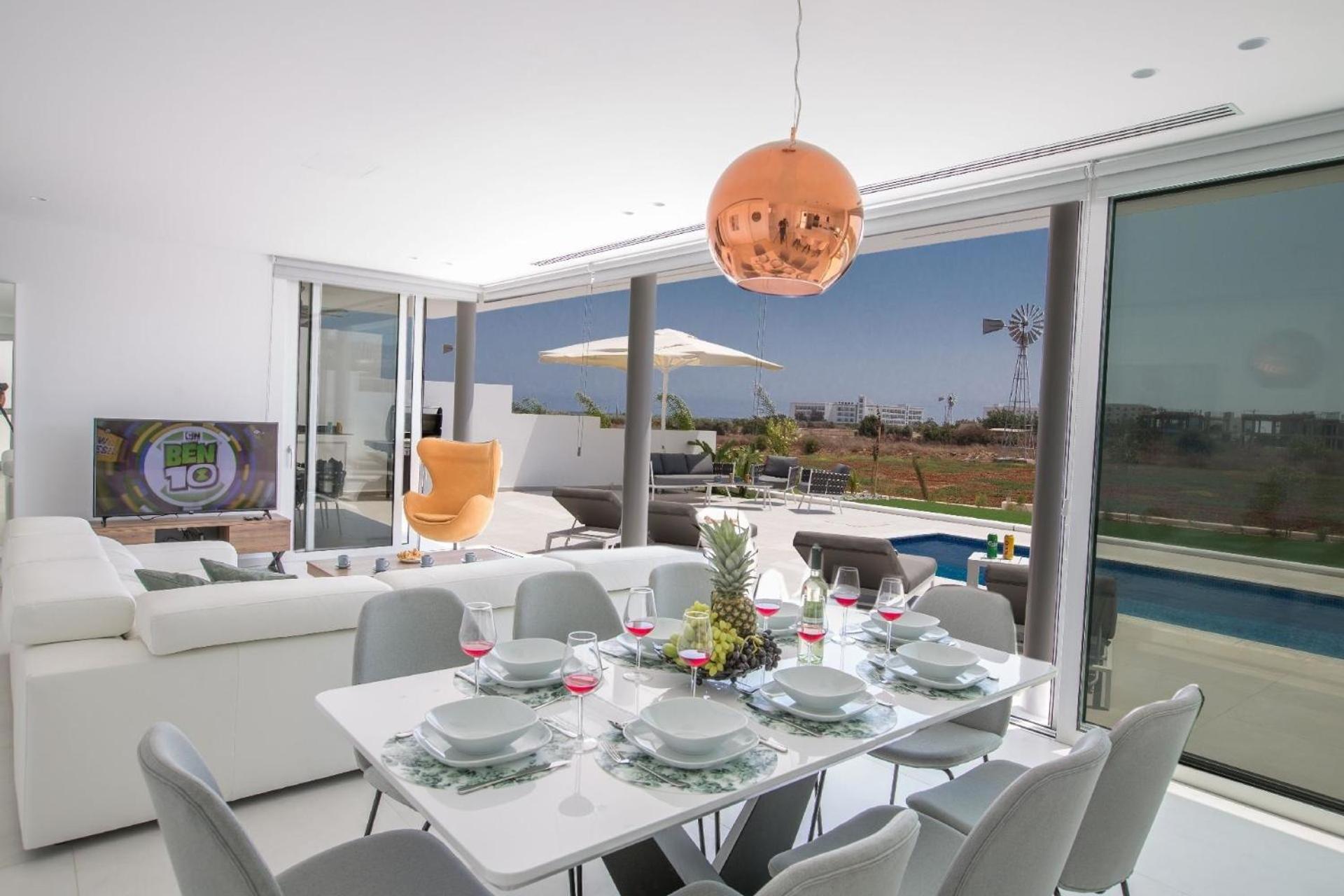 Ferienhaus mit Privatpool für 8 Personen ca 130 qm in Pernera, Südküste von Zypern
