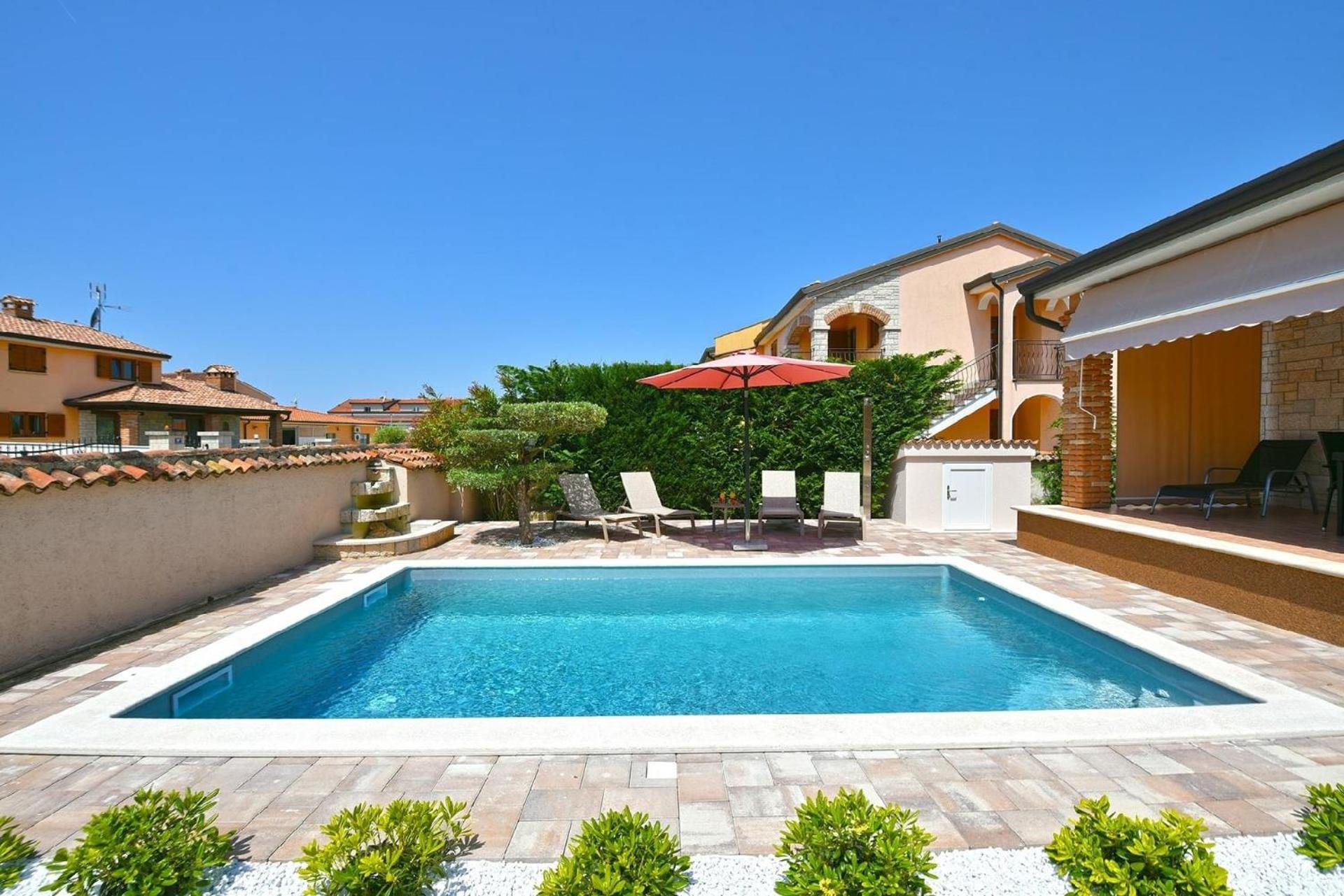 Ferienhaus mit Privatpool für 6 Personen ca 130 qm in Kosinožići, Poreč, Istrien Istrische Riviera view 3