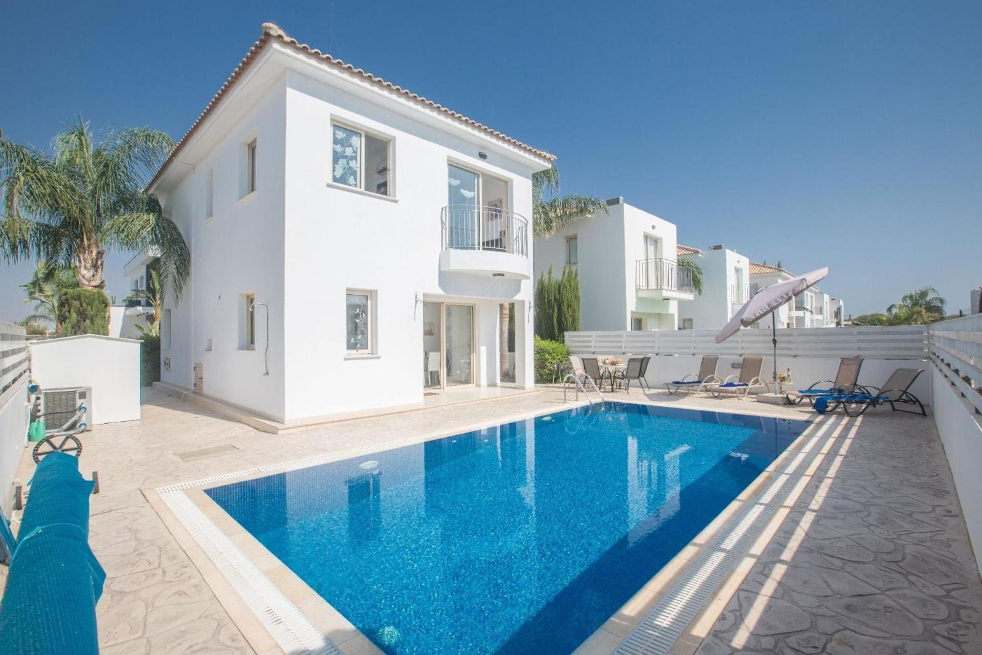 Ferienhaus mit Privatpool für 6 Personen ca 130 qm in Pernera, Südküste von Zypern