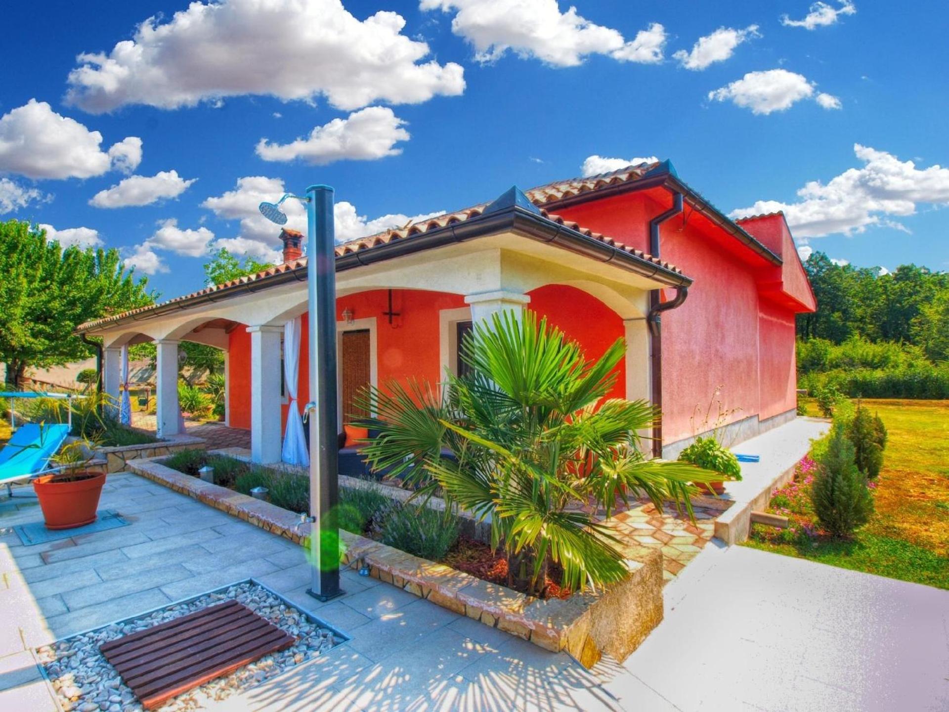 Ferienhaus mit Privatpool für 6 Personen ca 100 qm in Hreljici, Istrien Bucht von Raša view 2