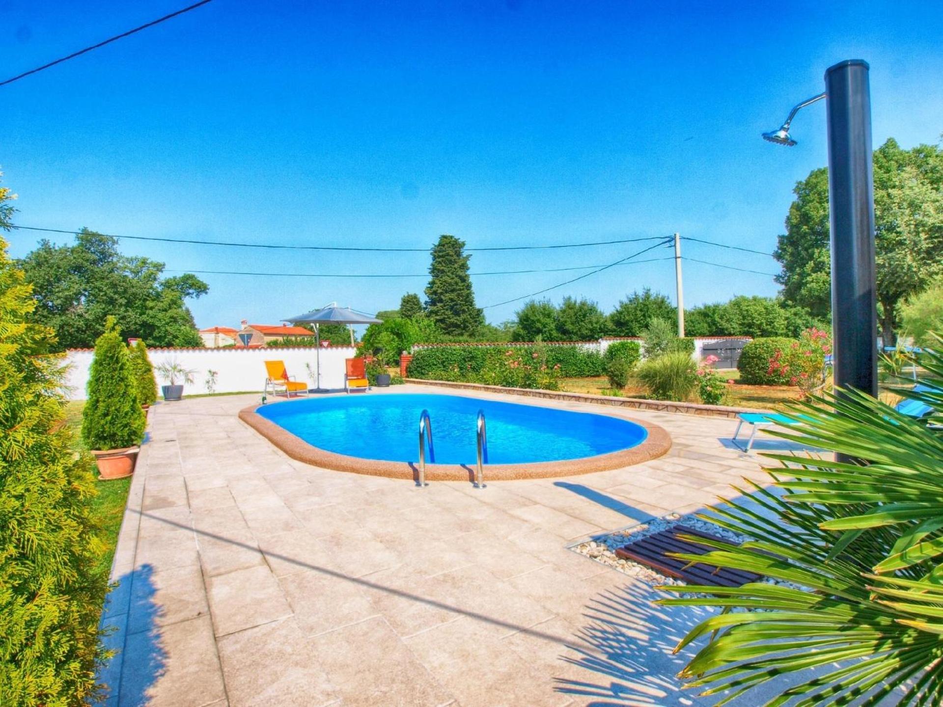 Ferienhaus mit Privatpool für 6 Personen ca 100 qm in Hreljici, Istrien Bucht von Raša view 3