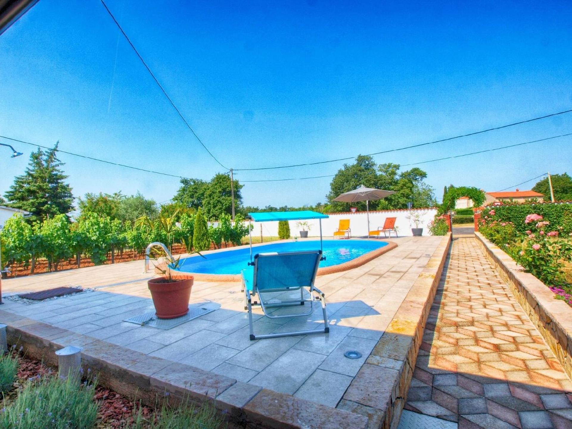 Ferienhaus mit Privatpool für 6 Personen ca 100 qm in Hreljici, Istrien Bucht von Raša view 4
