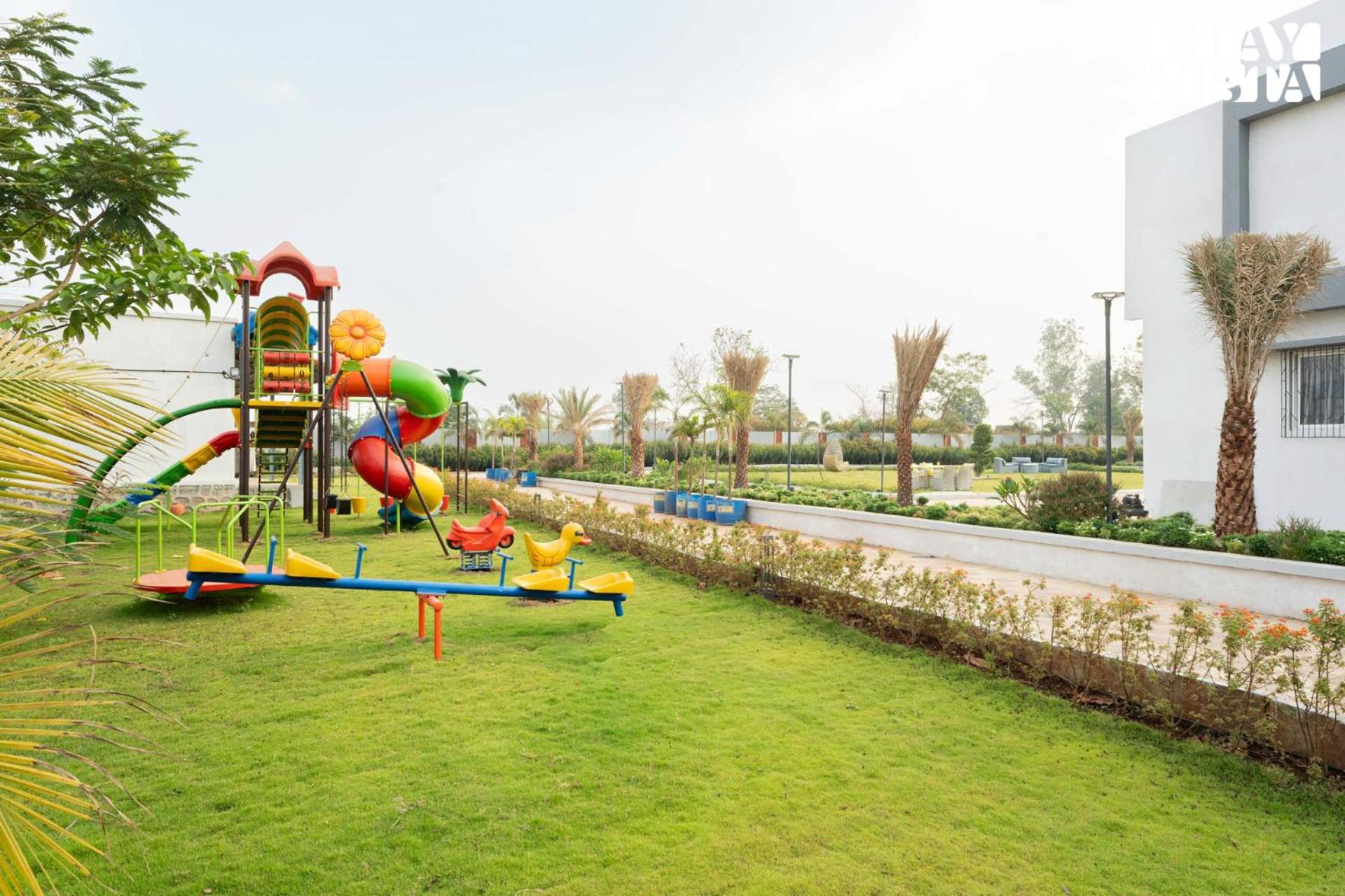 StayVista's Oasis Of Solace - Mountain-View Villa with Pool Deck, Kids Zone, Turf & Gazebo view 5