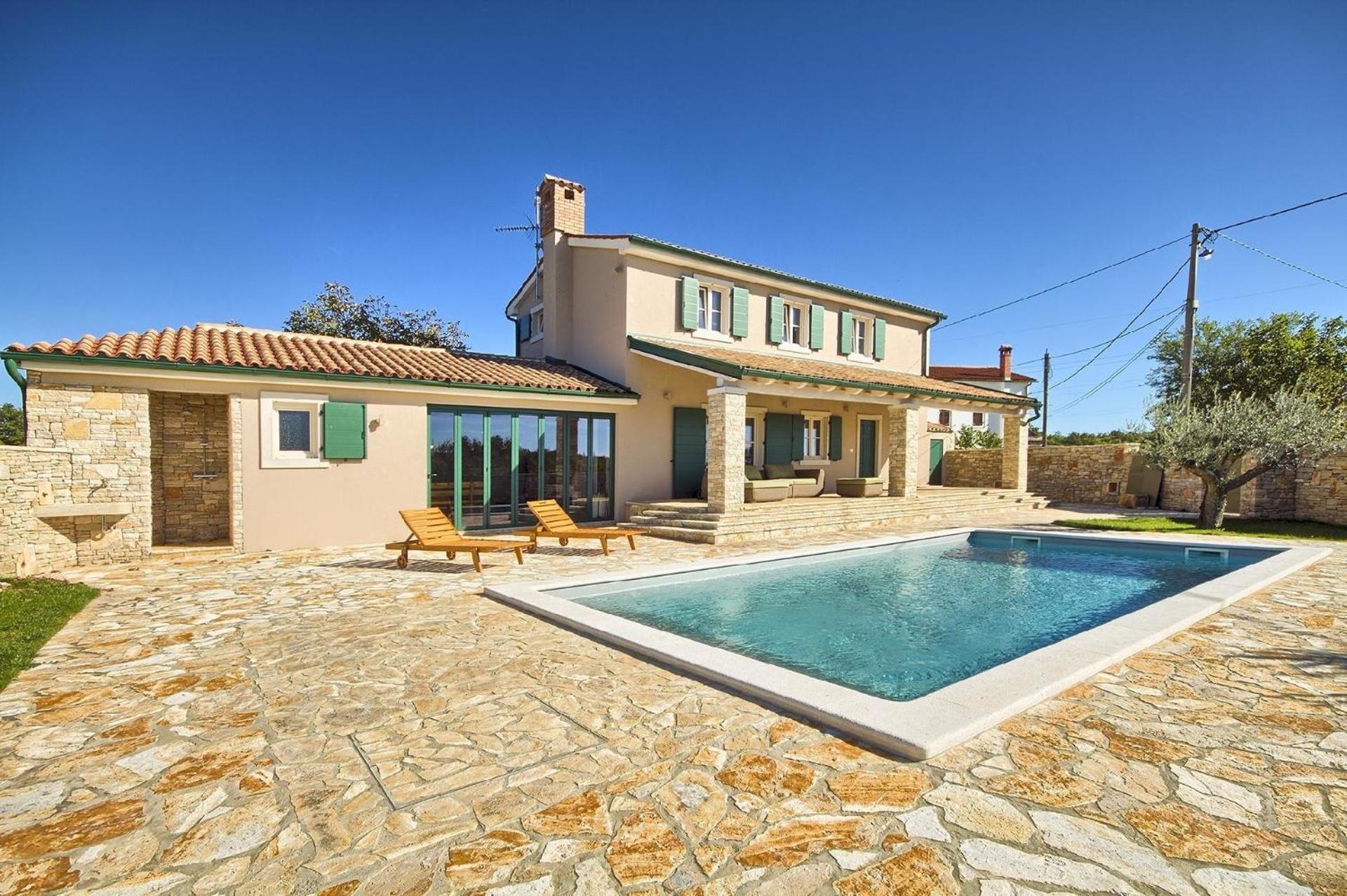 Ferienhaus mit Privatpool für 8 Personen ca 170 qm in Barban, Istrien Bucht von Raša view 3