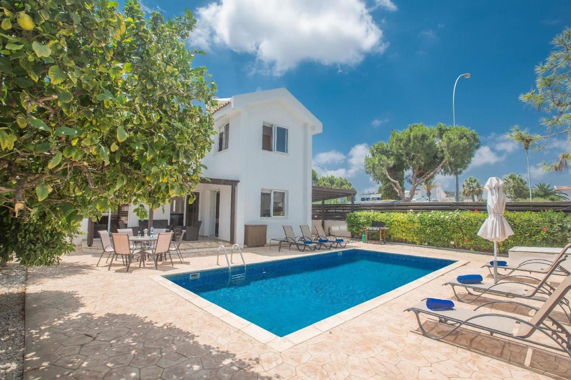 Ferienhaus mit Privatpool für 6 Personen ca 130 qm in Protaras, Südküste von Zypern