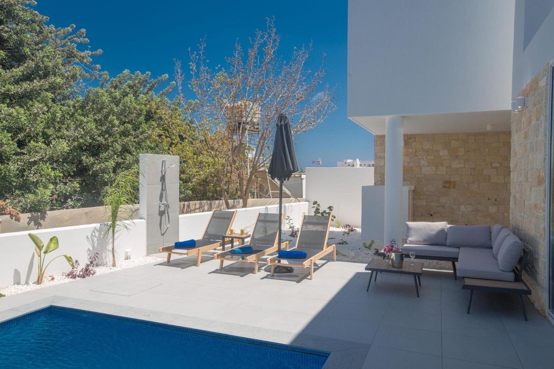 Ferienhaus mit Privatpool für 9 Personen ca 160 qm in Protaras, Südküste von Zypern - b58990