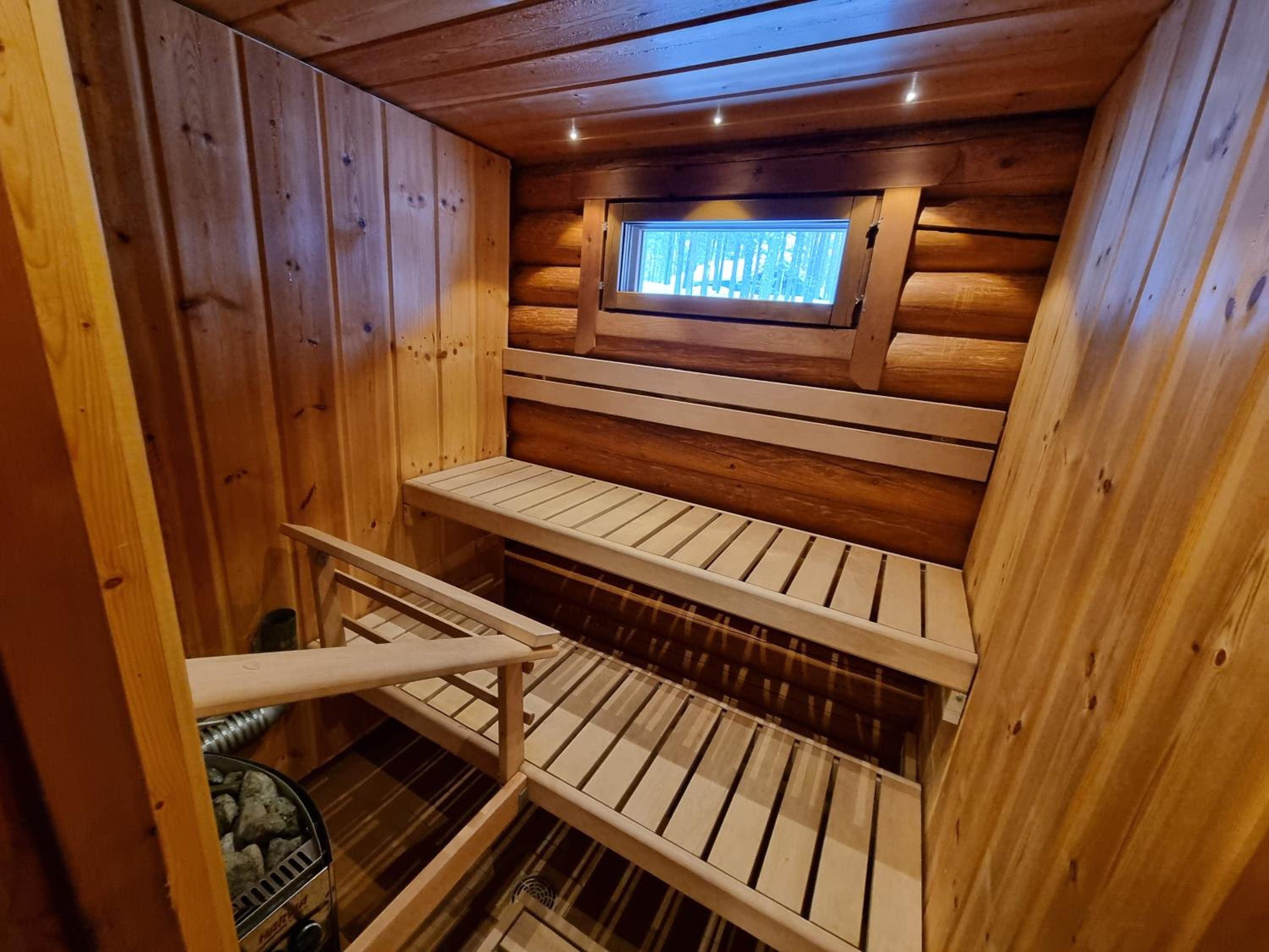 Log cabin Ylläs Valokki - sauna, fireplace, Ylläs view