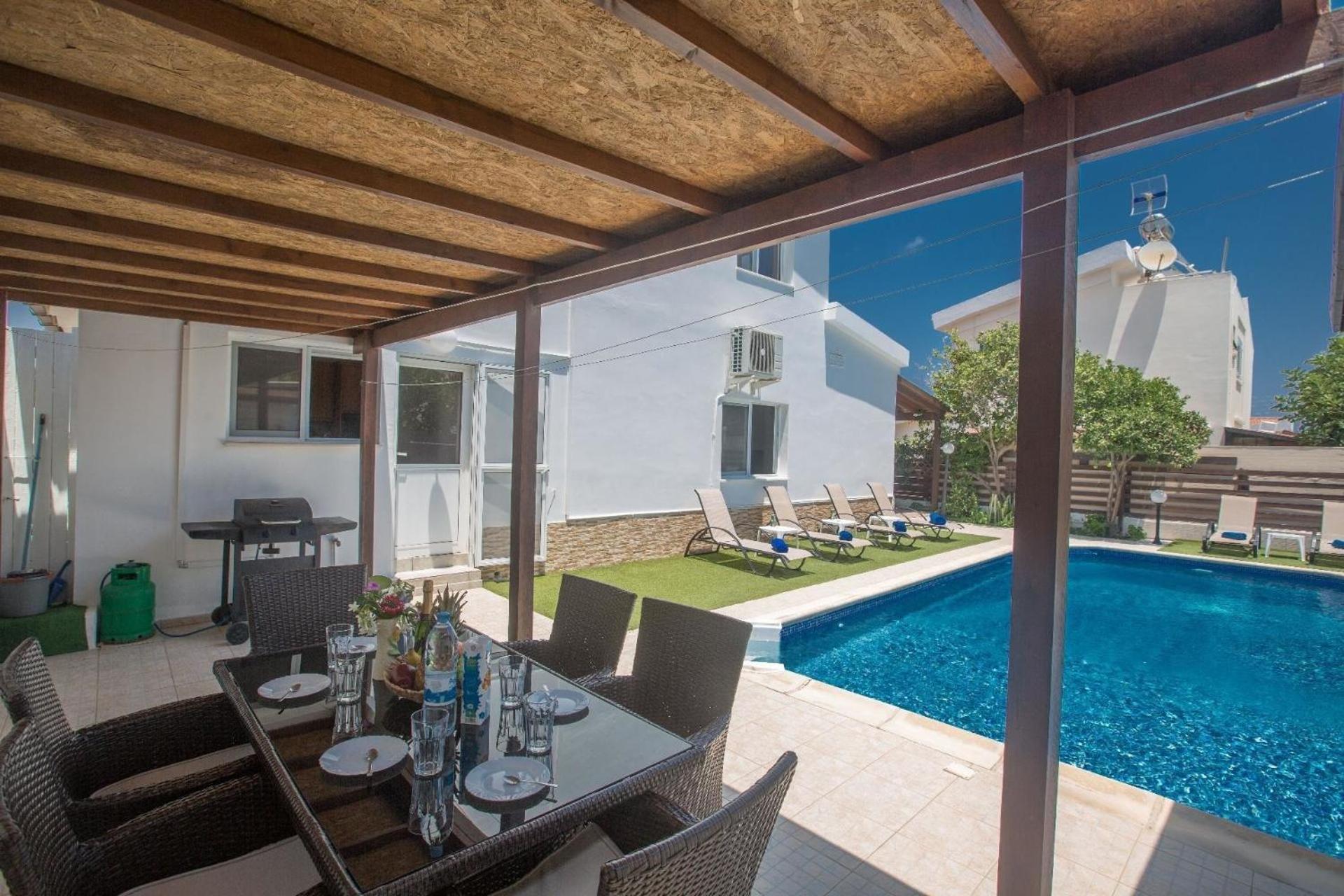 Ferienhaus mit Privatpool für 7 Personen ca 150 qm in Protaras, Südküste von Zypern