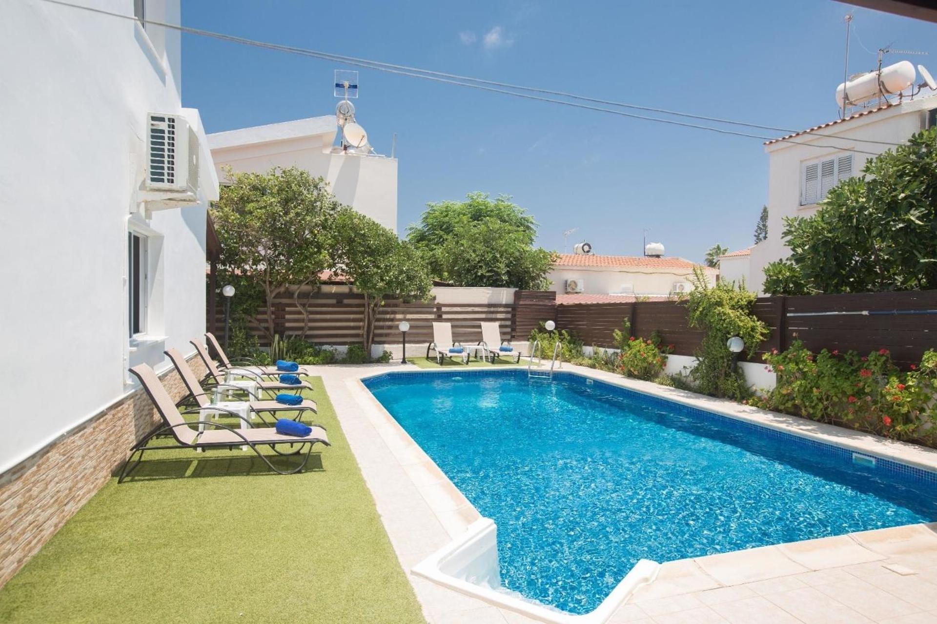 Ferienhaus mit Privatpool für 7 Personen ca 150 qm in Protaras, Südküste von Zypern