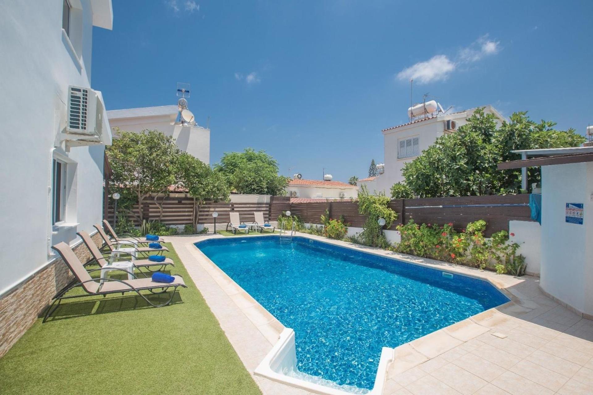 Ferienhaus mit Privatpool für 7 Personen ca 150 qm in Protaras, Südküste von Zypern