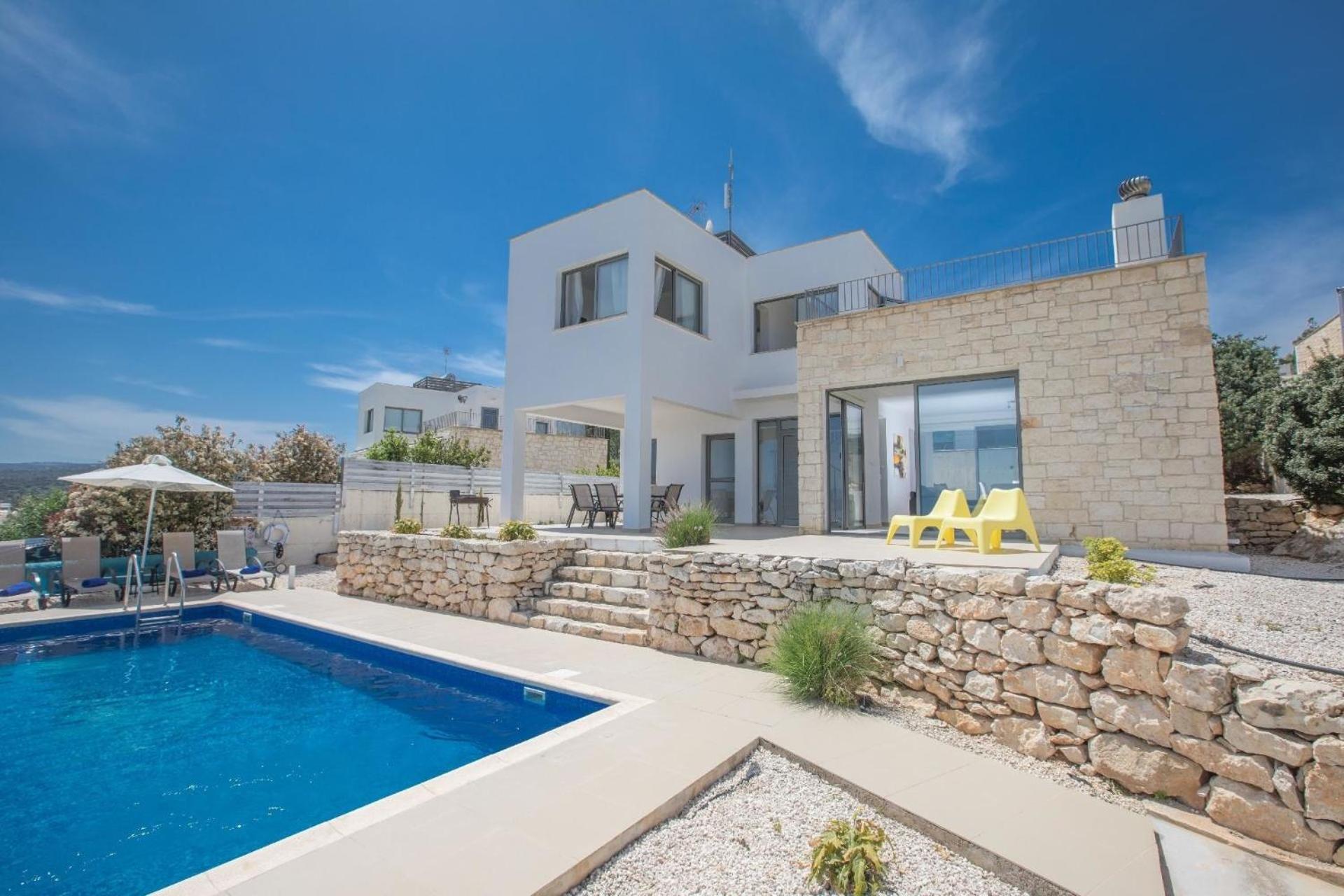 Ferienhaus mit Privatpool für 6 Personen ca 125 qm in Neo Chorio, Westküste von Zypern Halbinsel Akamas