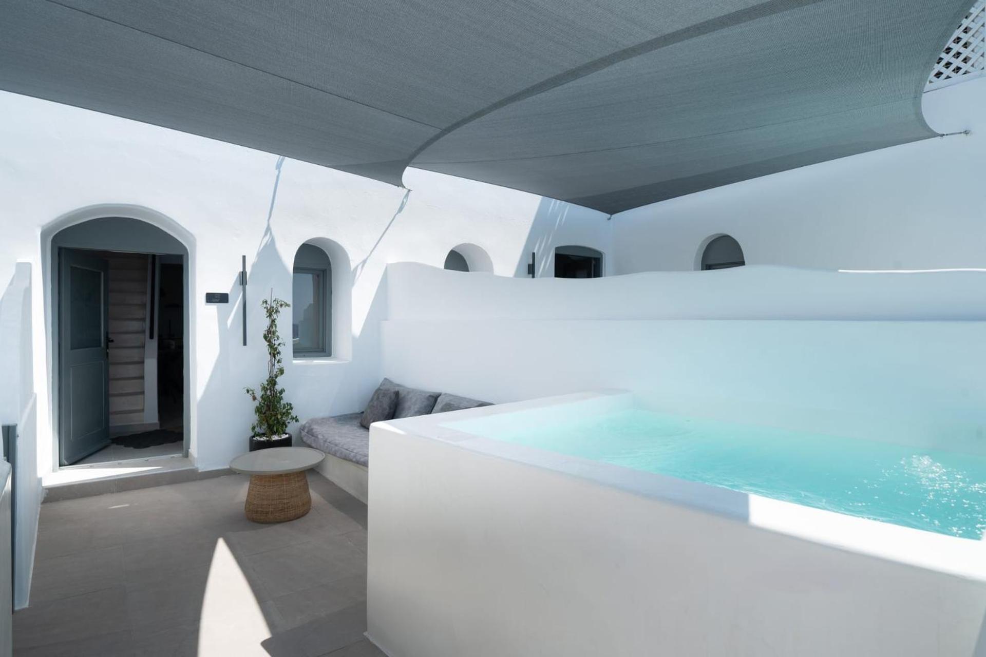 Magnificent Santorini Suite Luxury Suite With Sea View And Hot photo 3