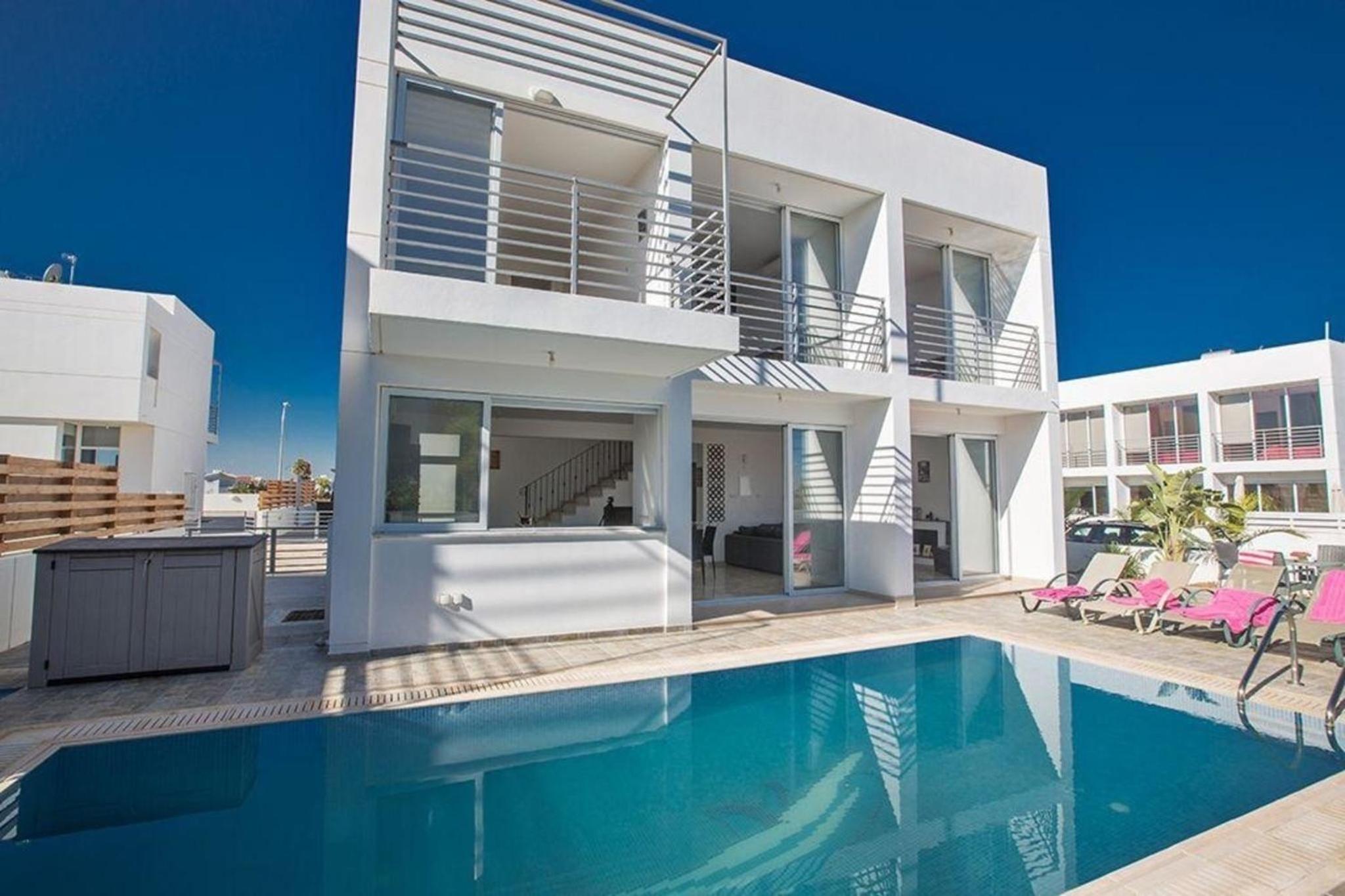 Ferienhaus mit Privatpool für 6 Personen ca 140 qm in Kapparis, Südküste von Zypern