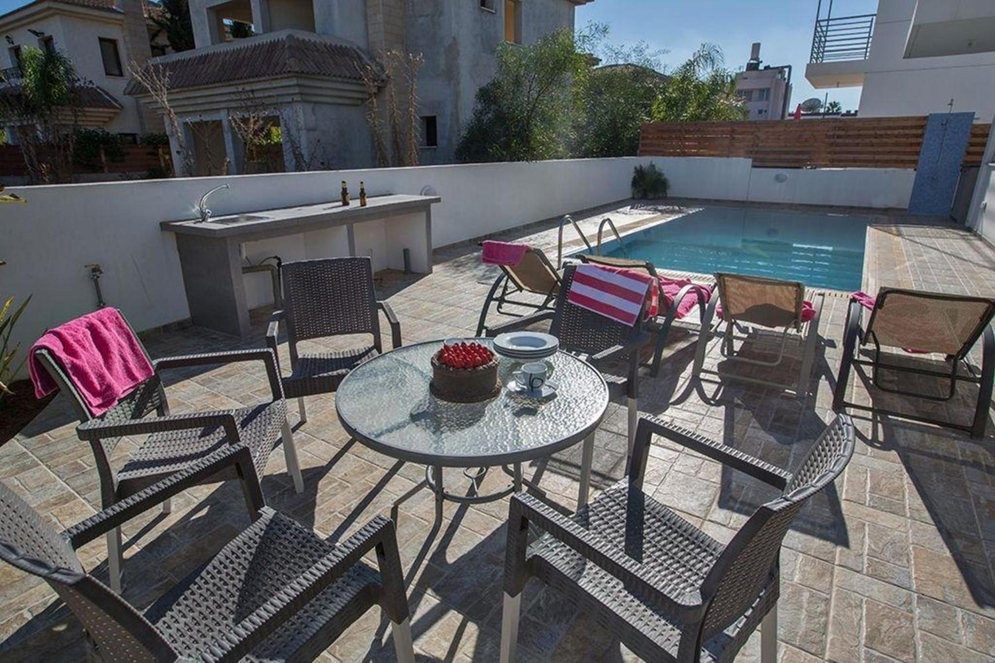 Ferienhaus mit Privatpool für 6 Personen ca 140 qm in Kapparis, Südküste von Zypern