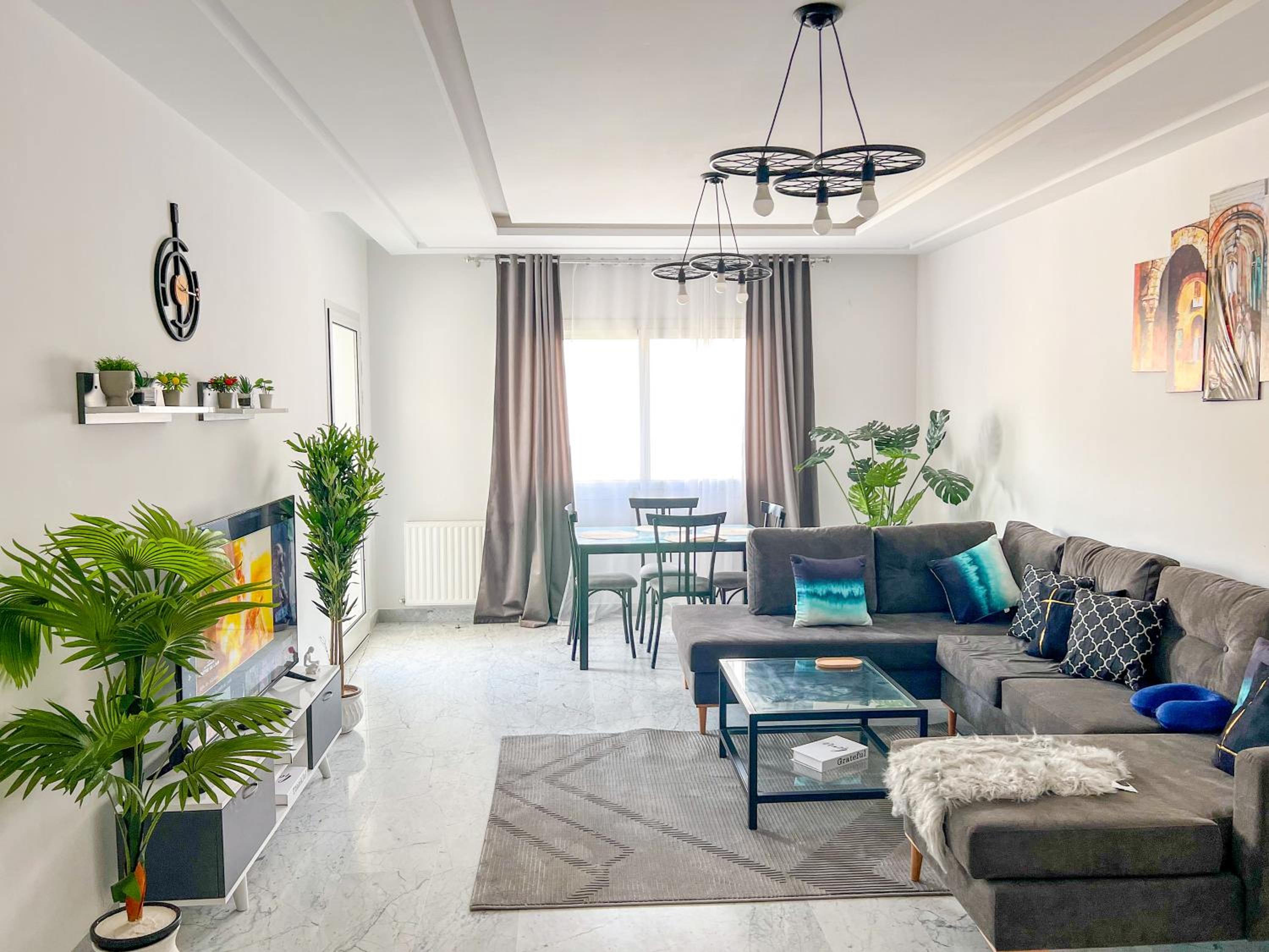 Hotel Modern 2 Bedroom Flat In Jardins Menzah