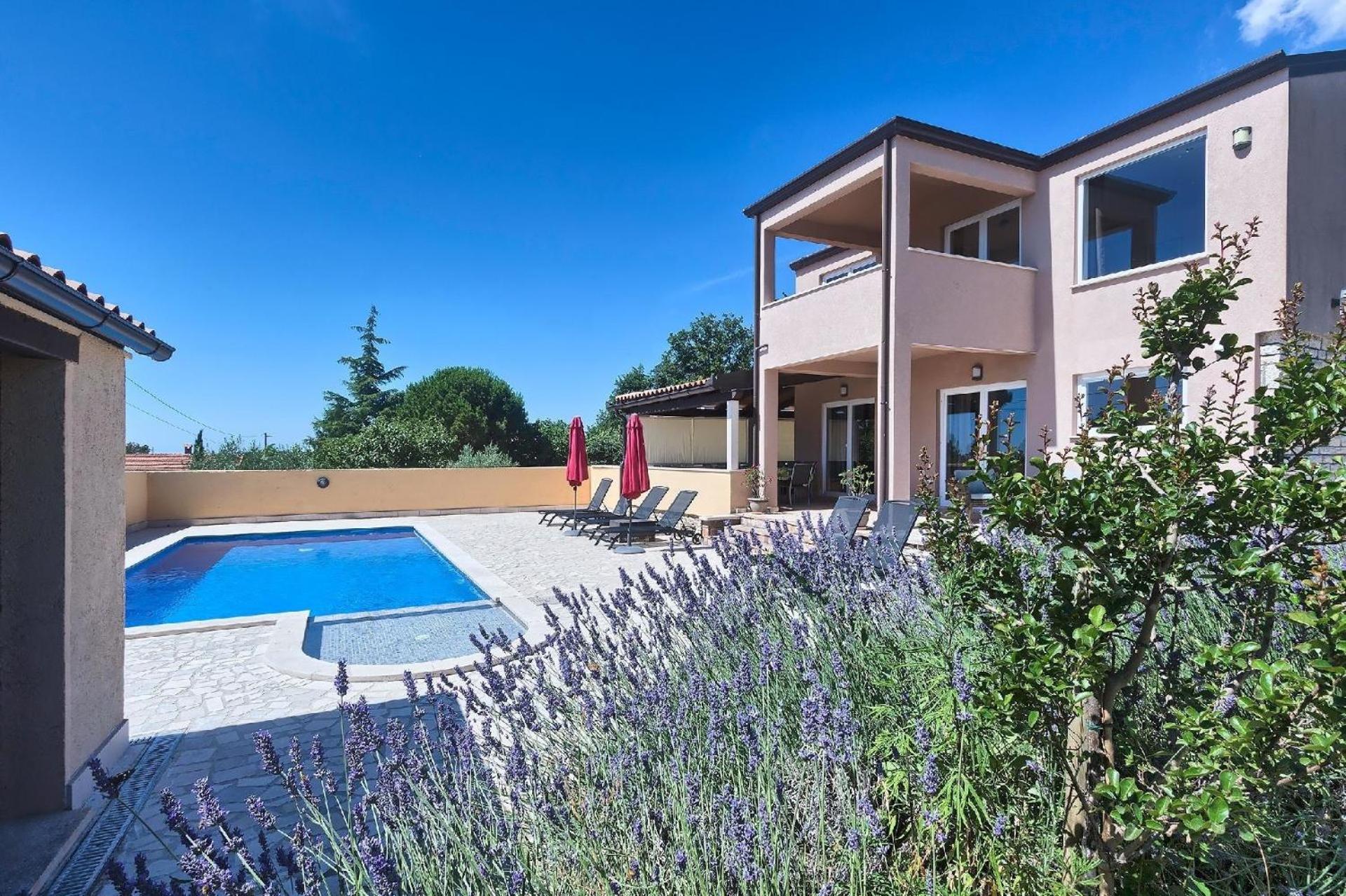 Ferienhaus mit Privatpool für 8 Personen ca 157 qm in Peruski, Istrien Bucht von Raša view 2