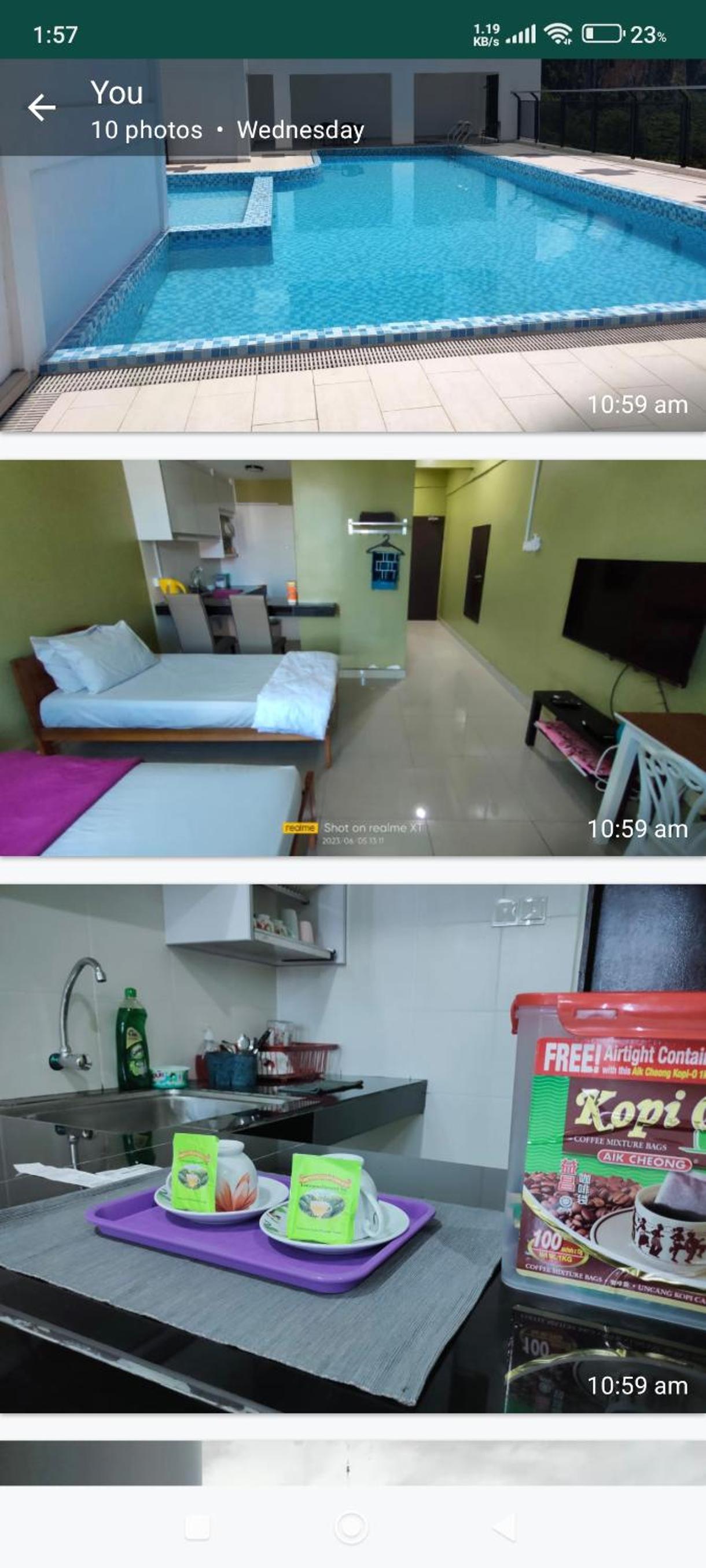 ZH Studio Apartment Gua Musang With WIFI dan POOL view 5