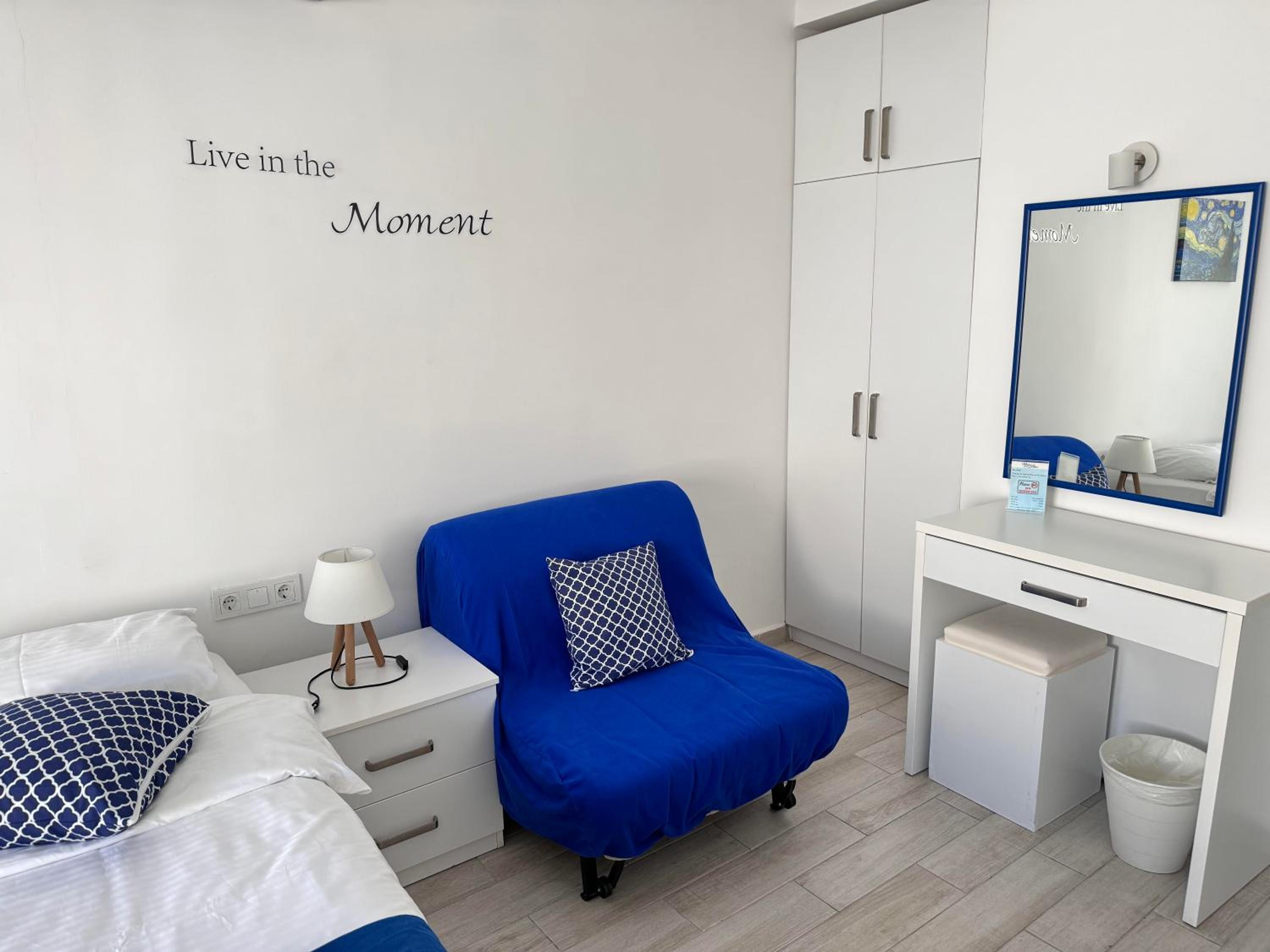 White and Blue Bodrum