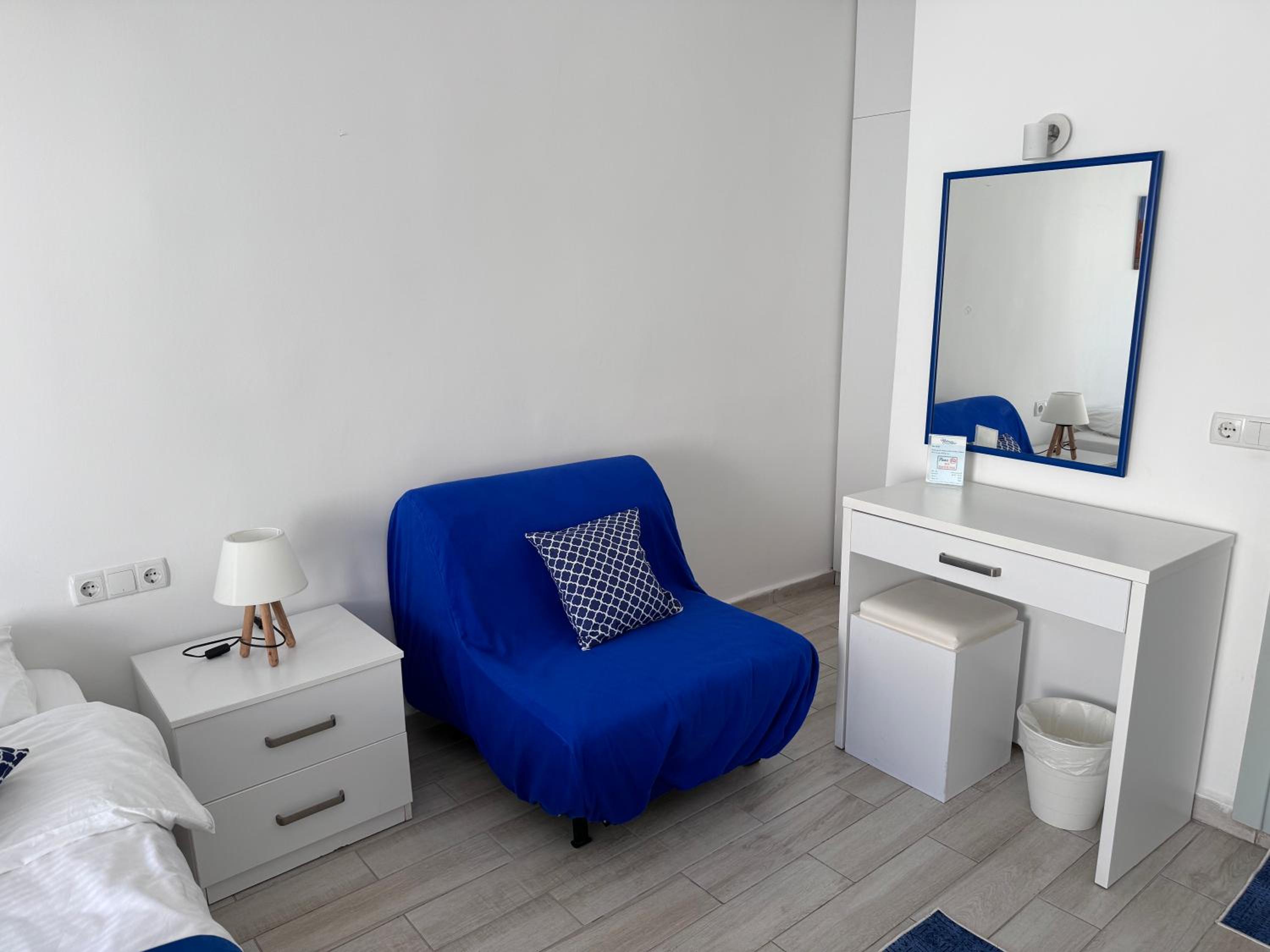 White and Blue Bodrum
