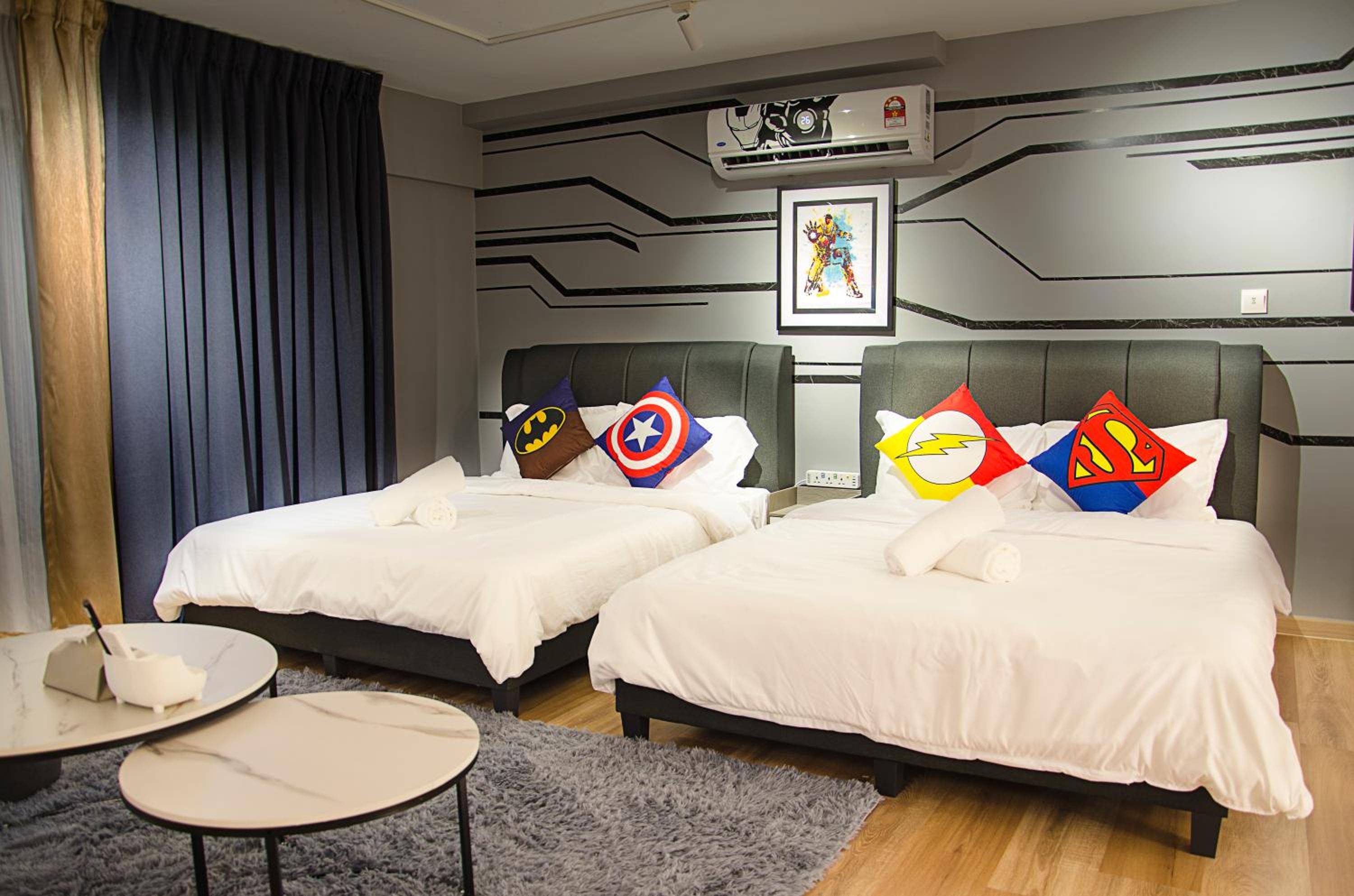 Heroes Home 8pax Duplex/MRT 8Min / City Center