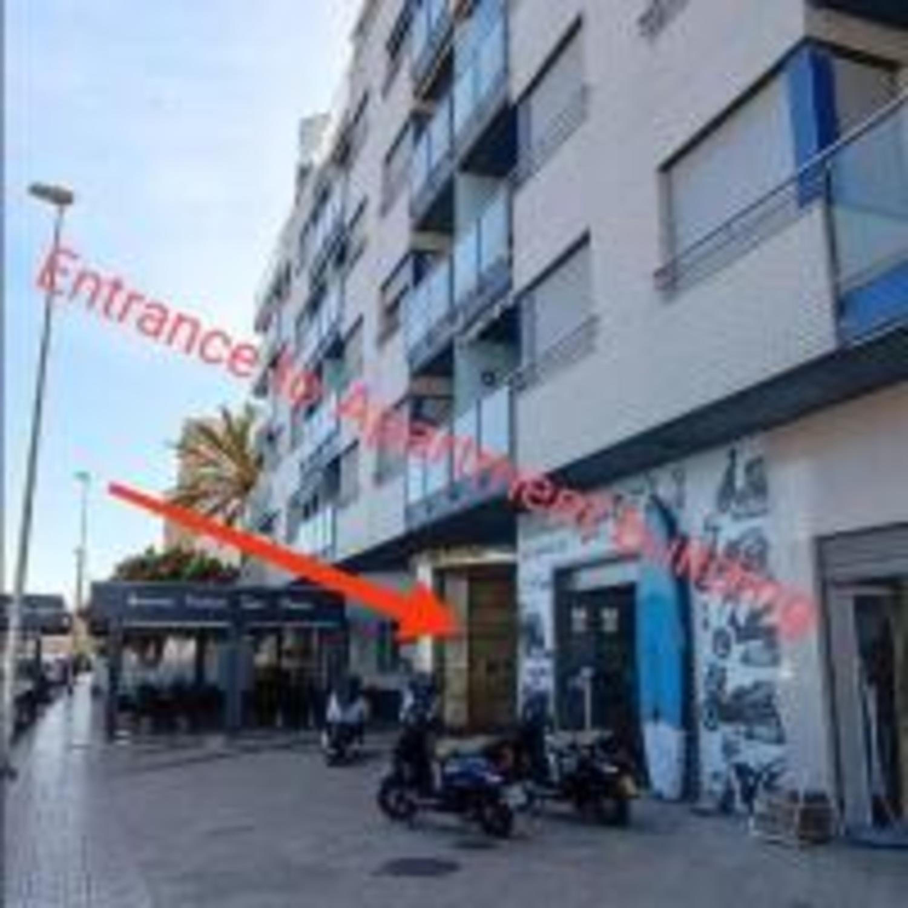 Apartment by beach with pool view 2