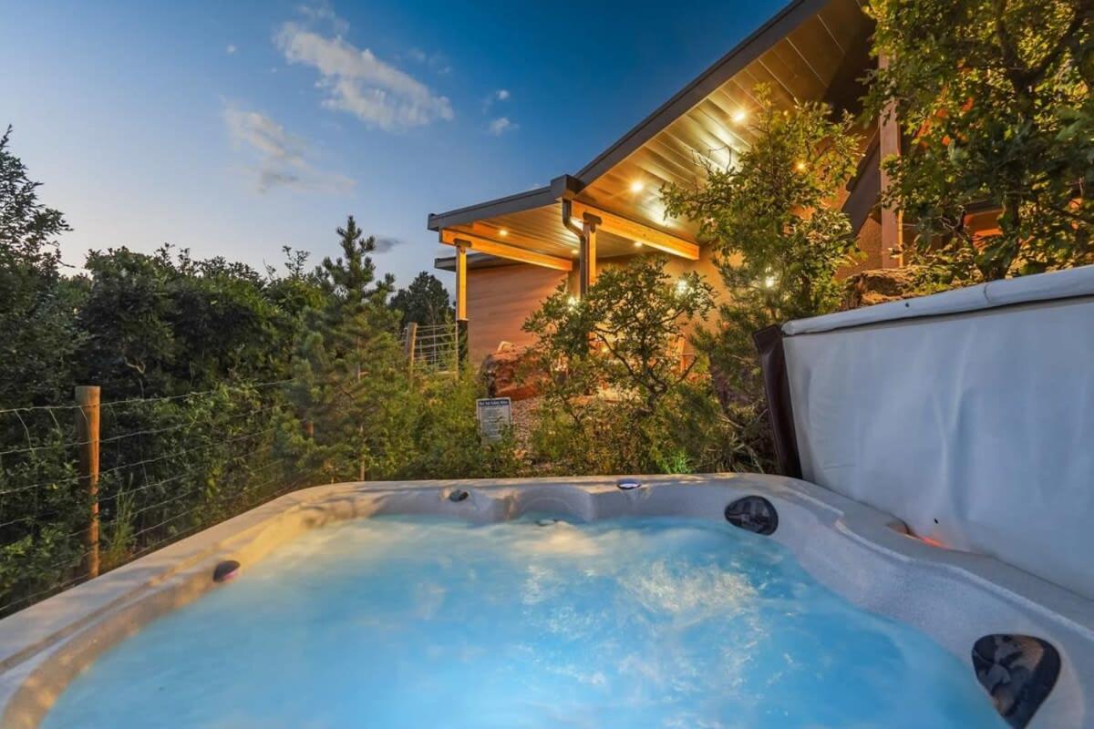 Stunning Views Modern Luxury Hot Tub Sauna view 4