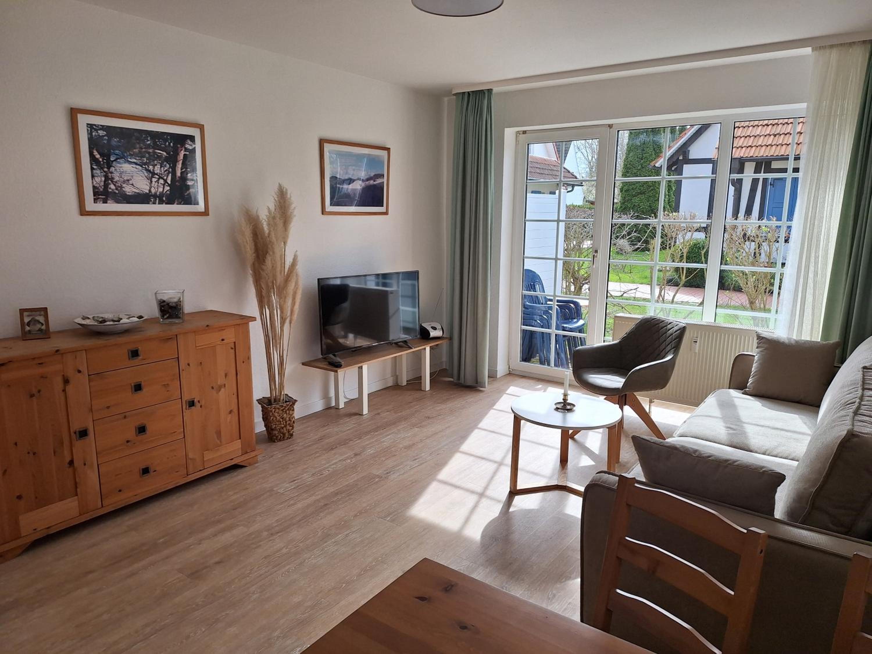 Ferienwohnung Mühlenstr Prerow, ruhig, zentral, mit Terrasse