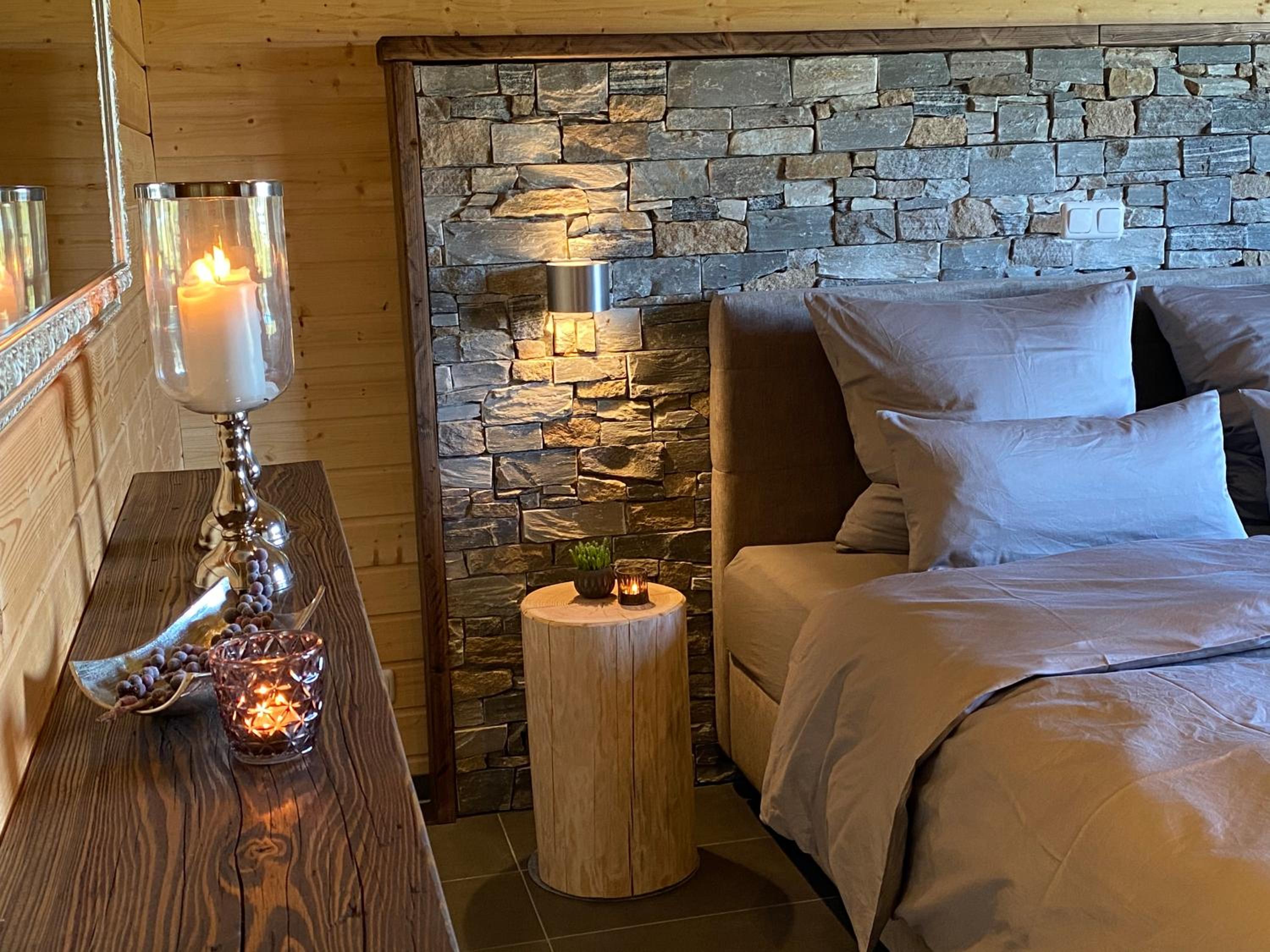 Holzhaus Onkel Fritz mit Sauna und Whirlwanne