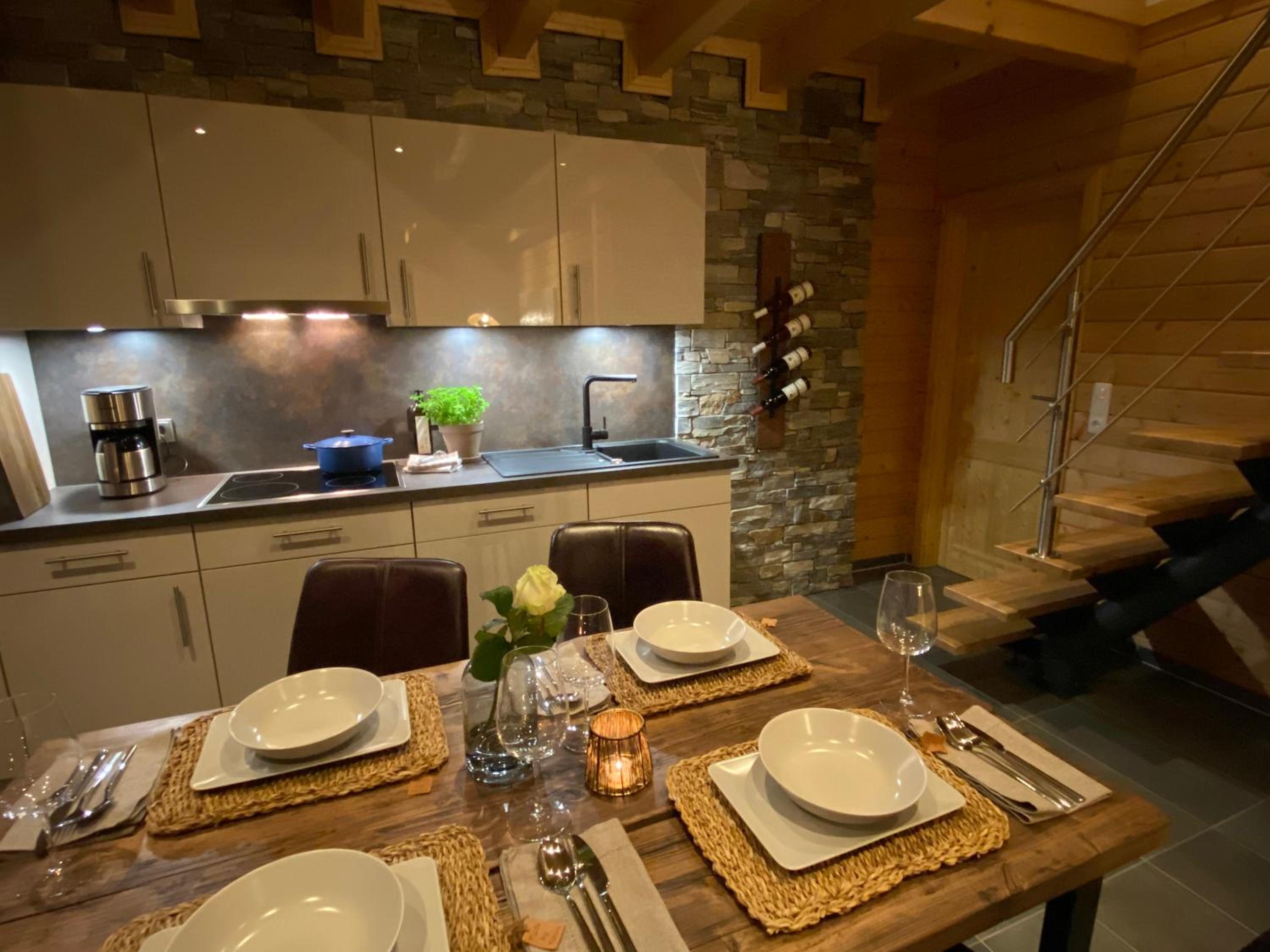 Holzhaus Onkel Fritz mit Sauna und Whirlwanne