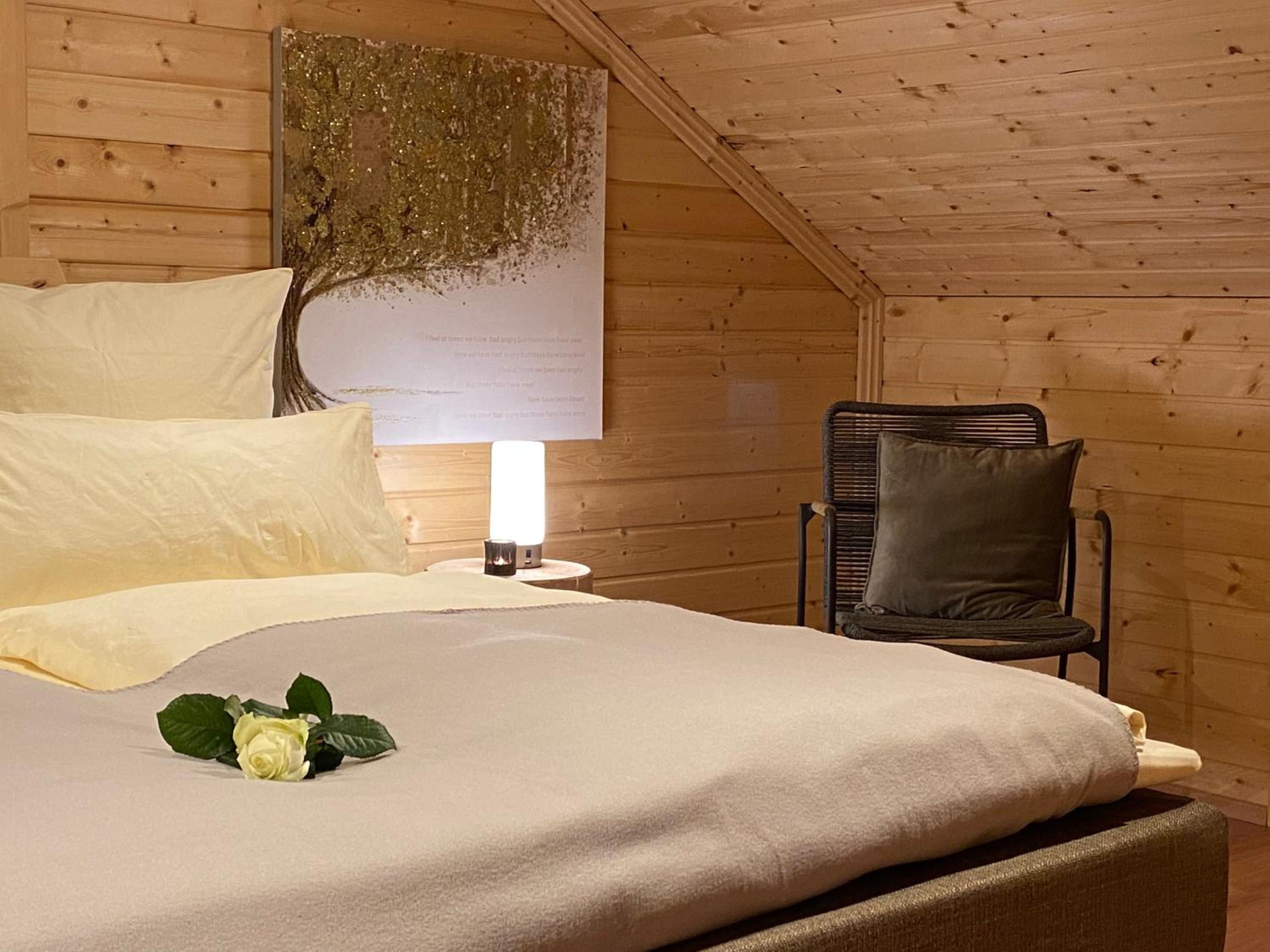 Holzhaus Onkel Fritz mit Sauna und Whirlwanne