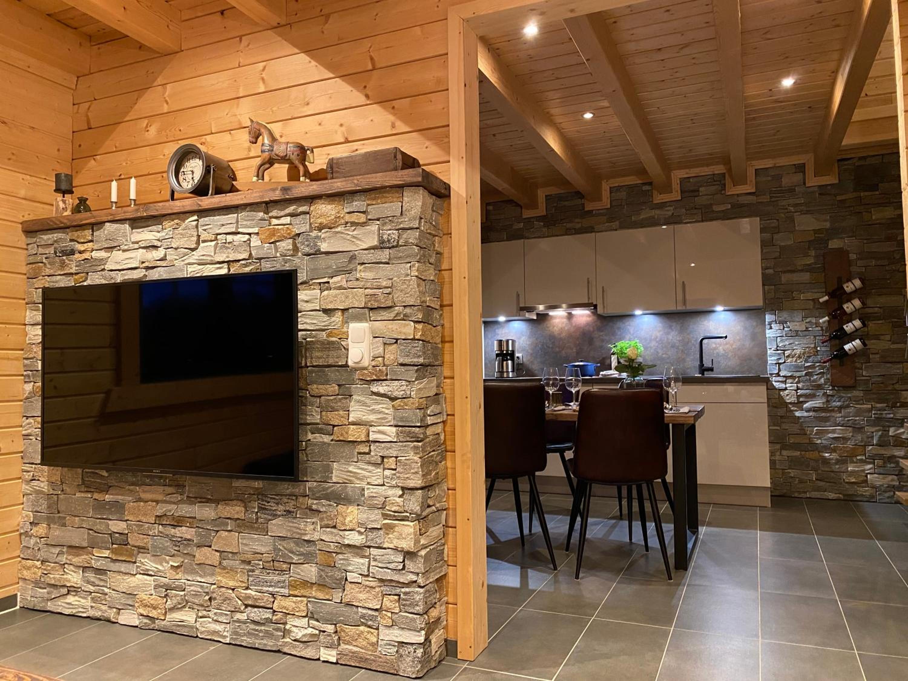Holzhaus Onkel Fritz mit Sauna und Whirlwanne