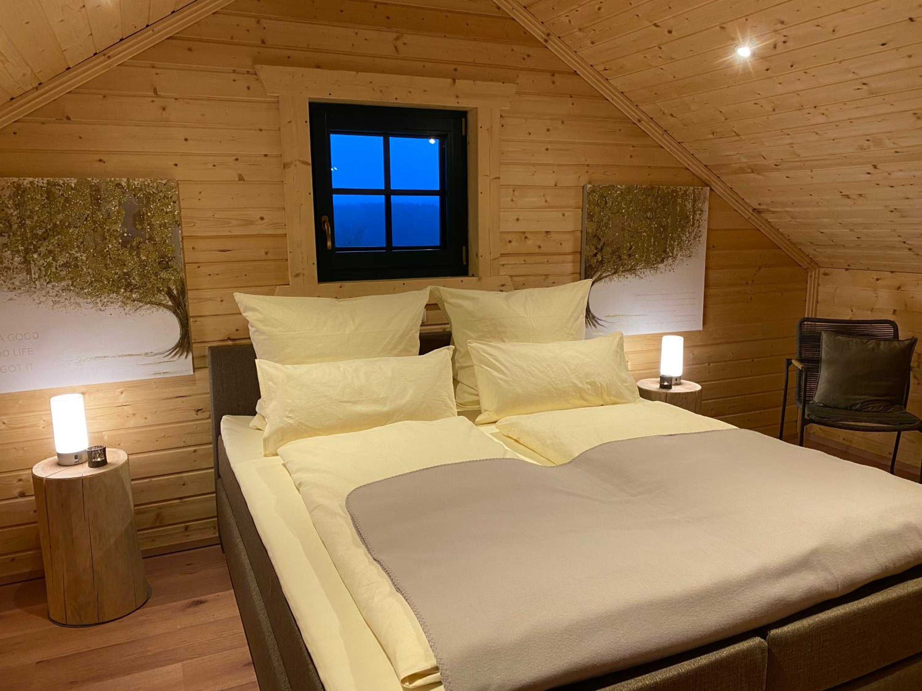 Holzhaus Onkel Fritz mit Sauna und Whirlwanne