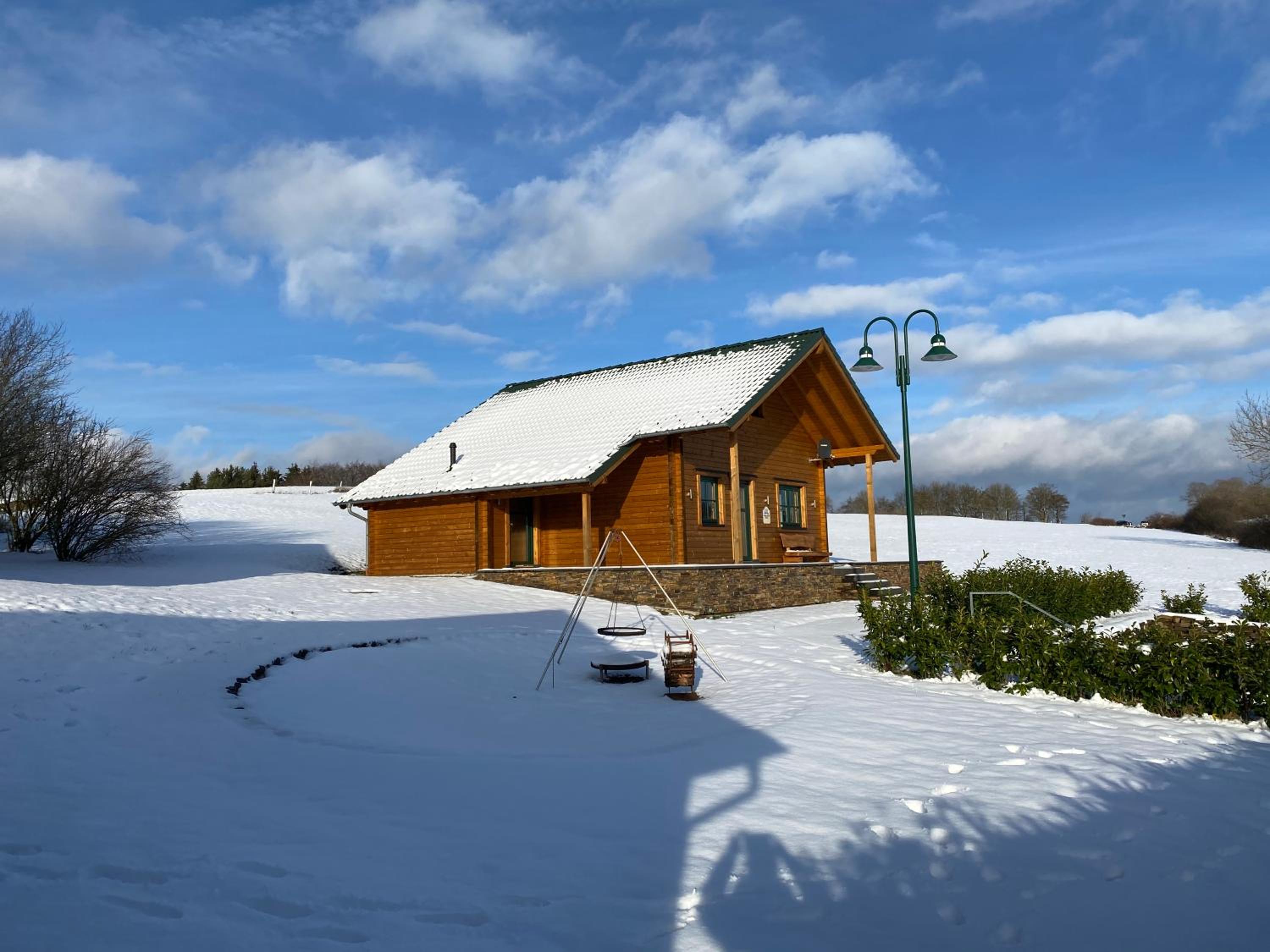Holzhaus Onkel Fritz mit Sauna und Whirlwanne