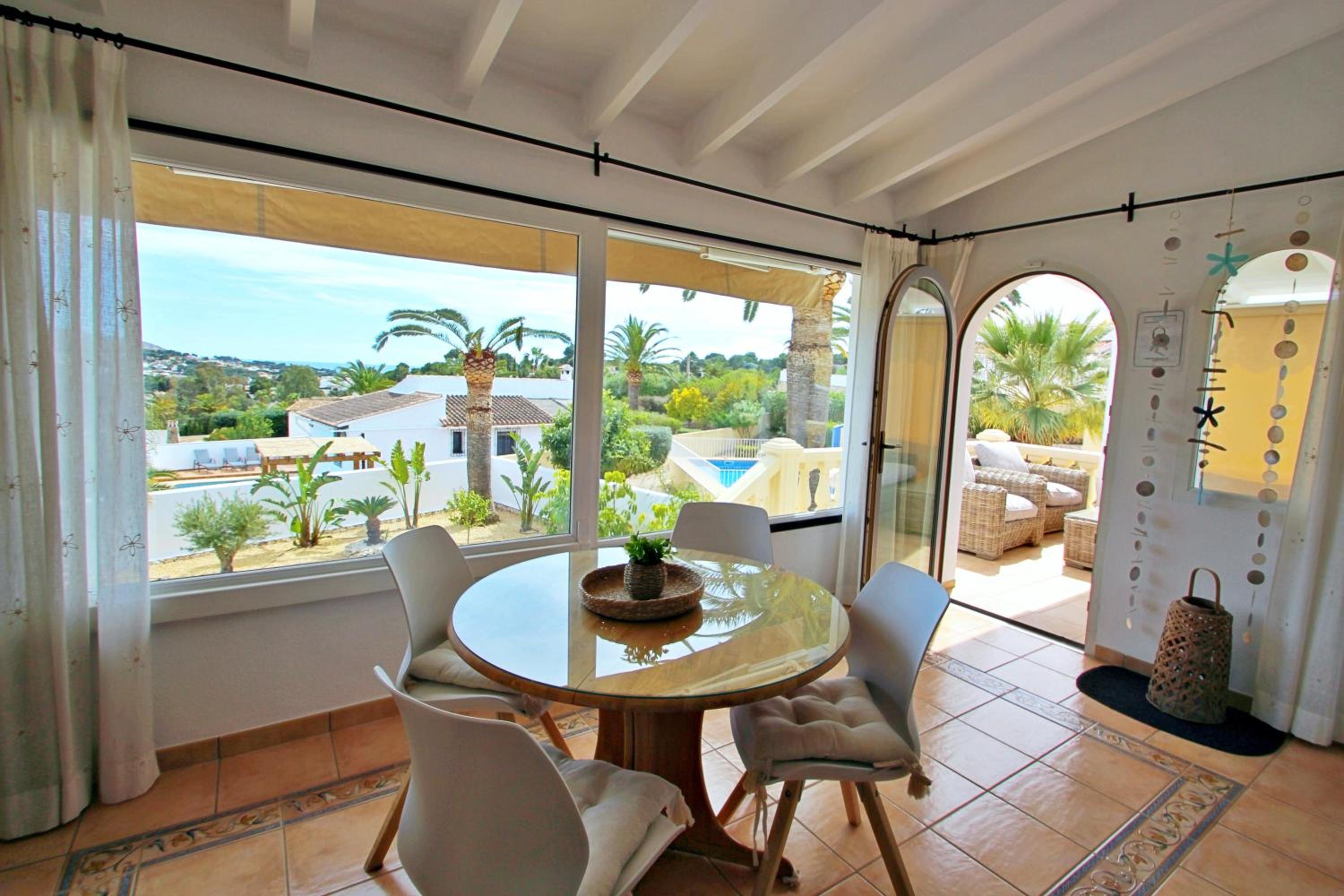 Golondrina - panoramic hillside holiday house in Moraira view 3