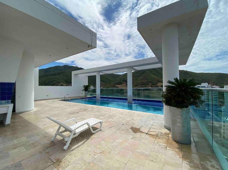 Piscina, playa, Relax, Rodadero