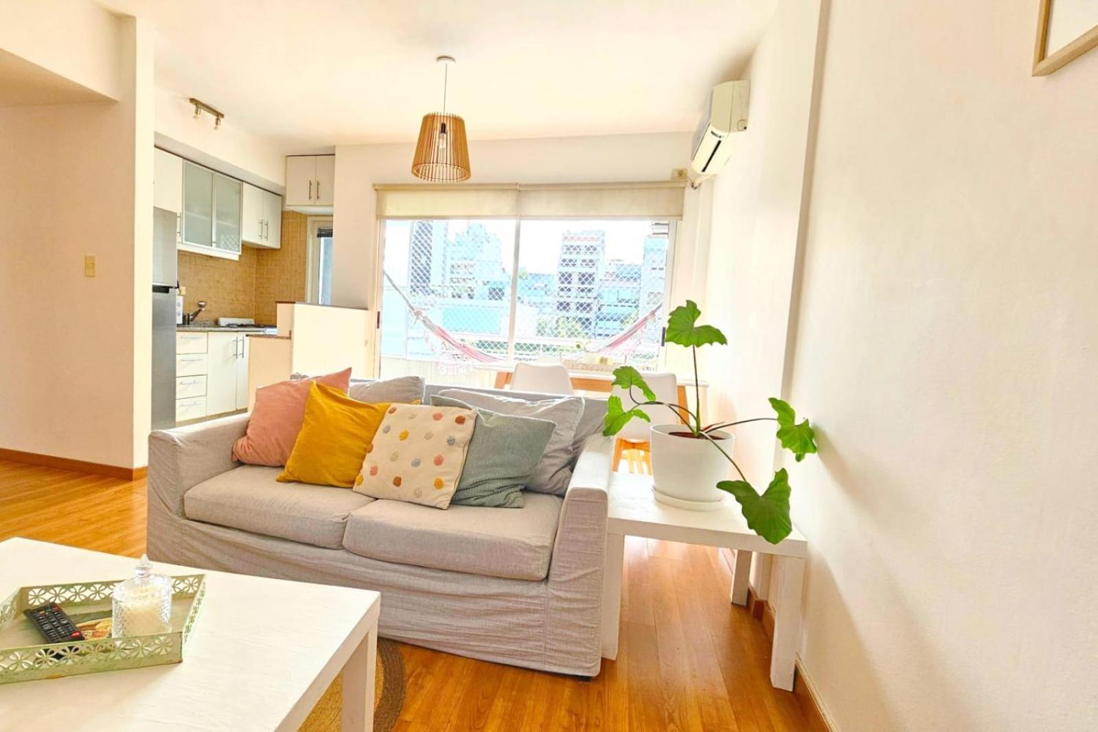 Hamaca, Balcón, redes y Lavarropas - 1 Dormitorio en Palermo Hollywood