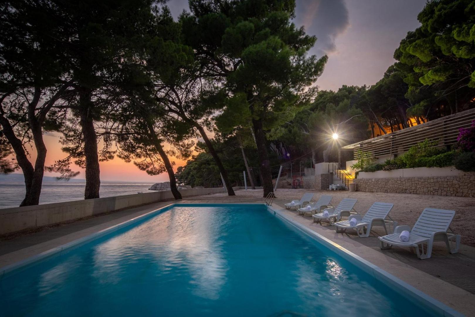 Luxury beachfront Villa Sea Palace with pool & spa near Omiš view 5