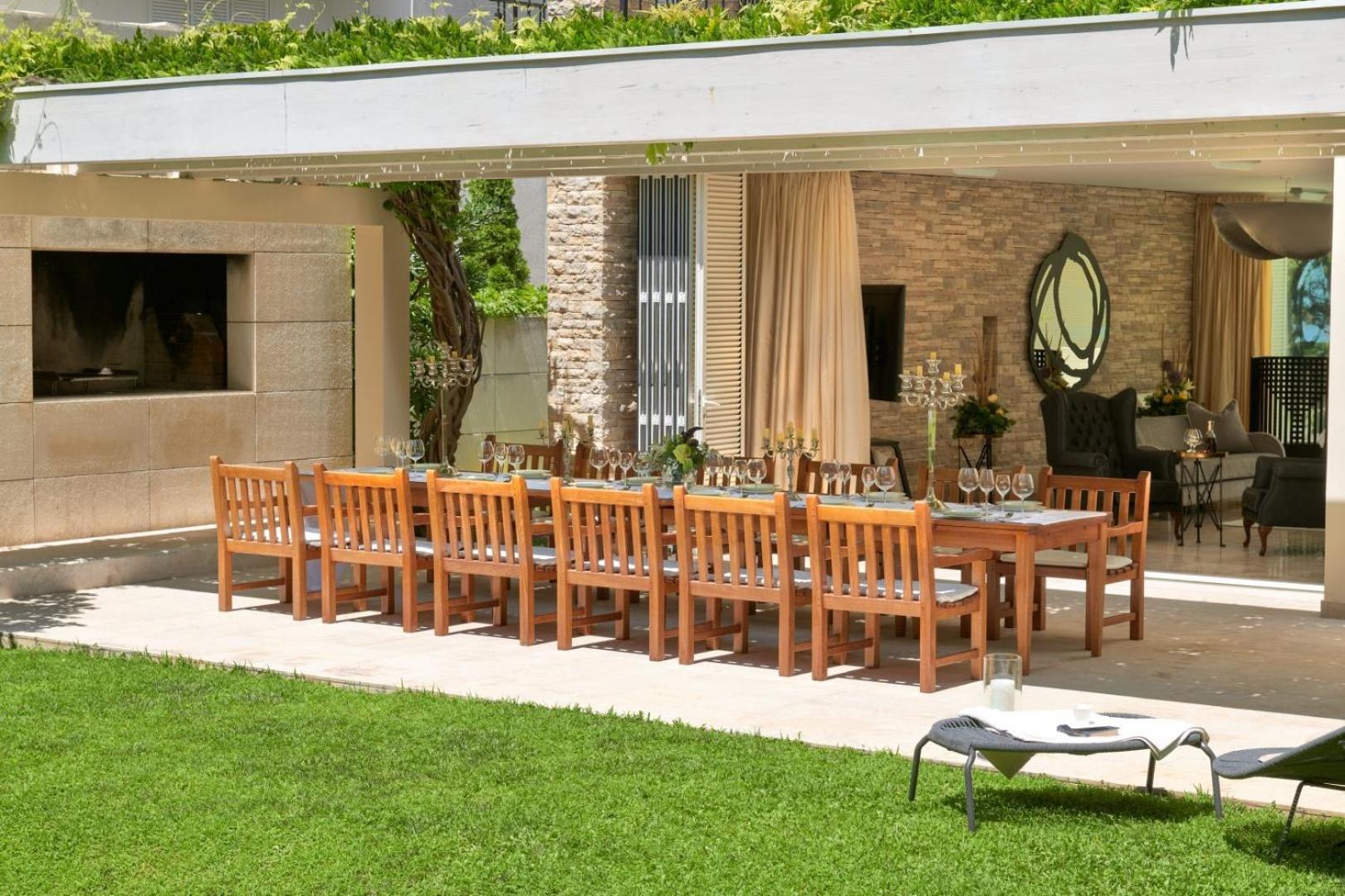Luxury Beachfront Villa Castello Bol with private pool at the promenade Zlatni Rat at the beach in Bol - Brac