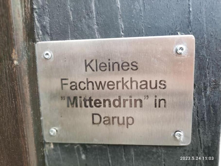 Kleines Fachwerkhaus Mittendrin in Darup