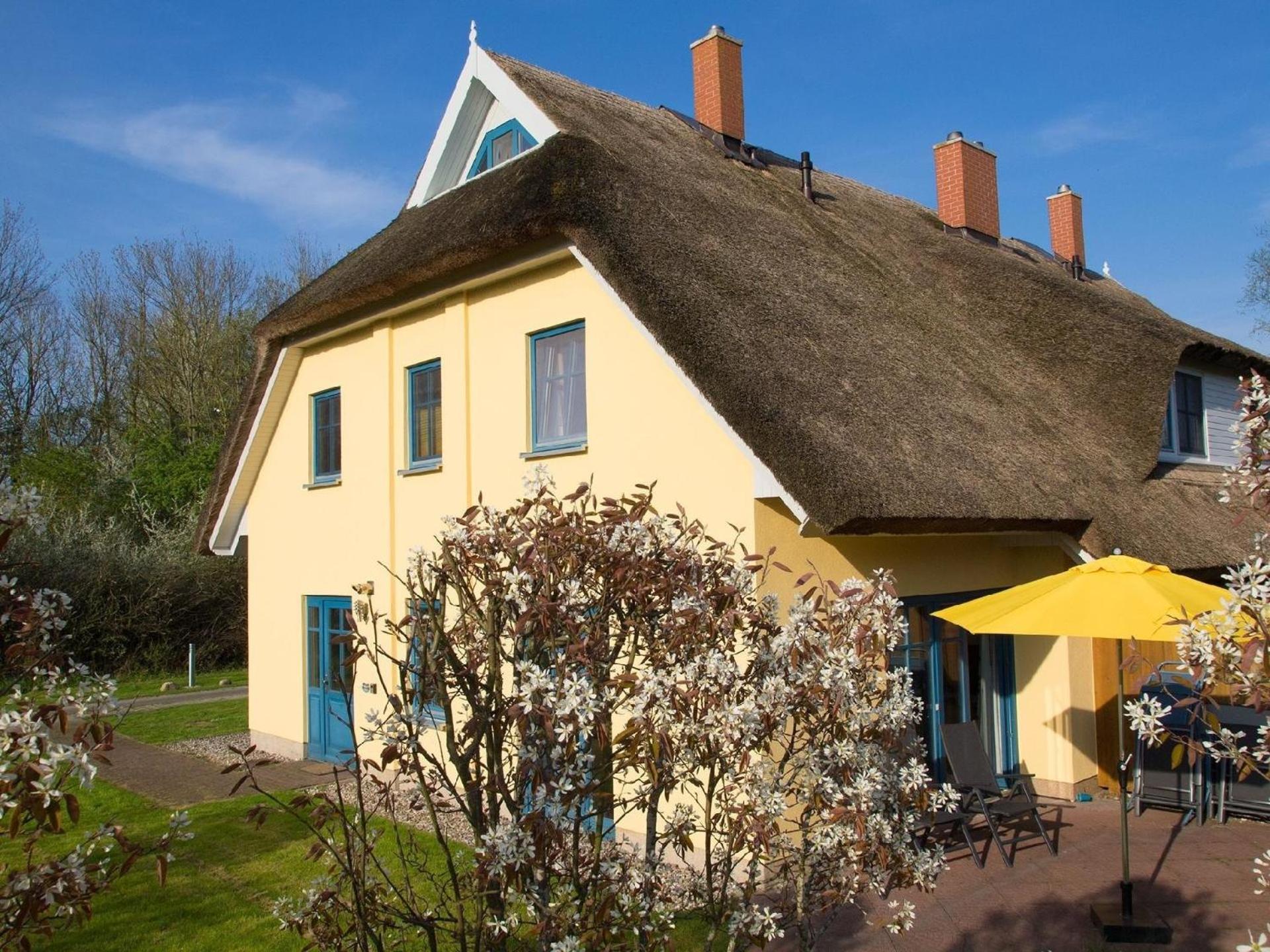 Tolles Ferienhaus in Poseritz mit Garten, Terrasse und Grill