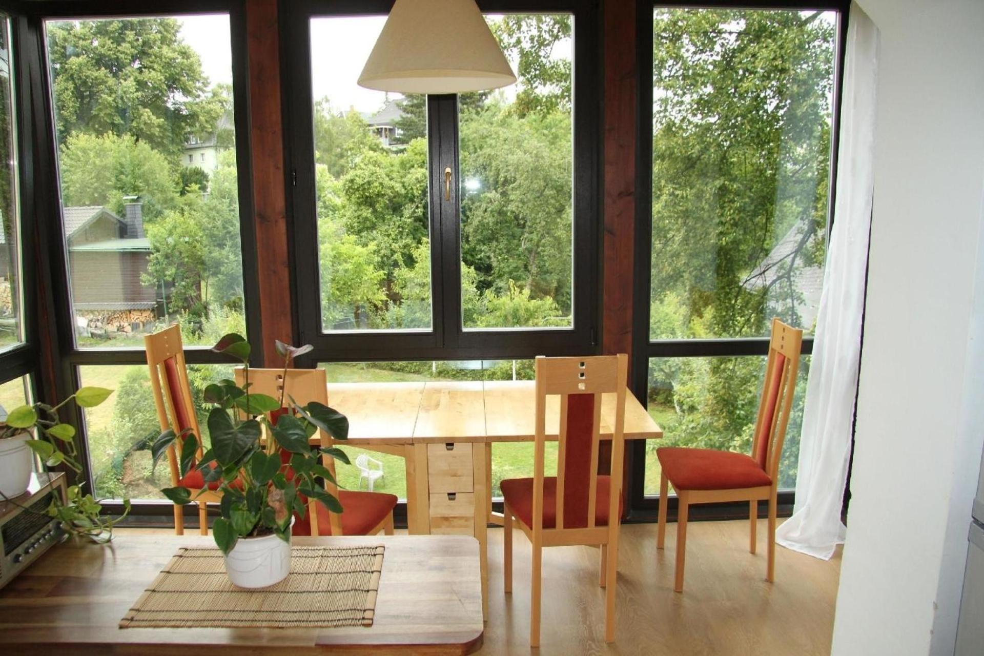 Schöne Ferienwohnung in Ebersdorf mit Grill und Garten