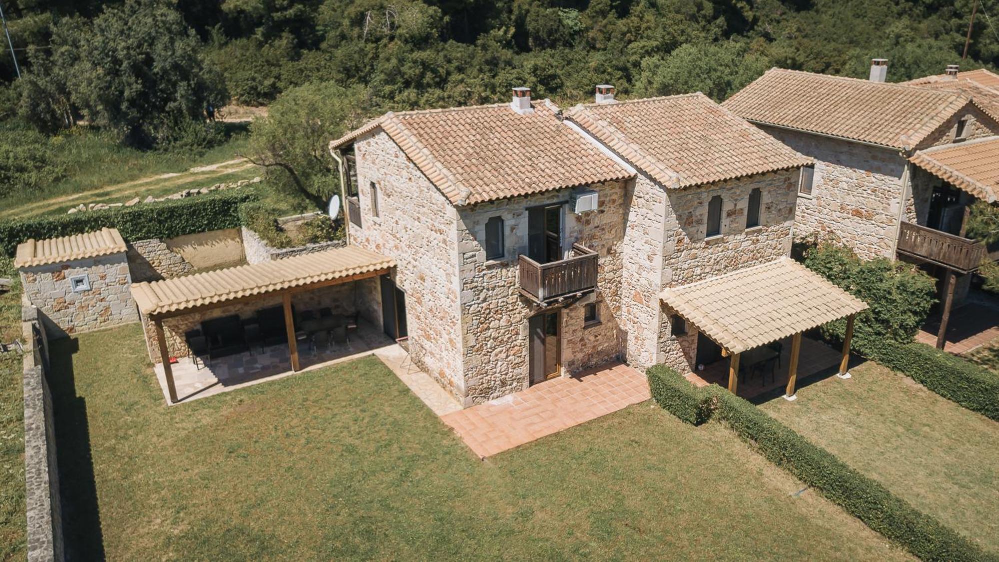 Stone Made Private Pool Villa 4 Kriopigi view 4