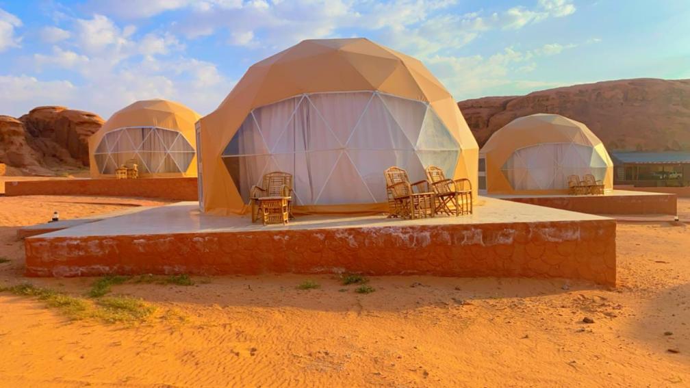 Desert Elegance Luxury Bedouin Camp Panoramic View view 2