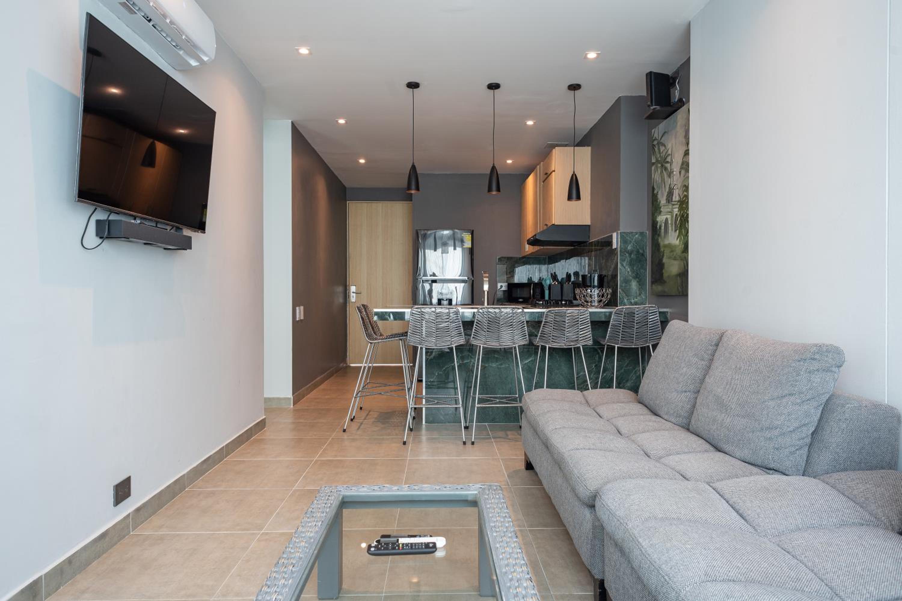 Tres habitaciones - Vista al Mar