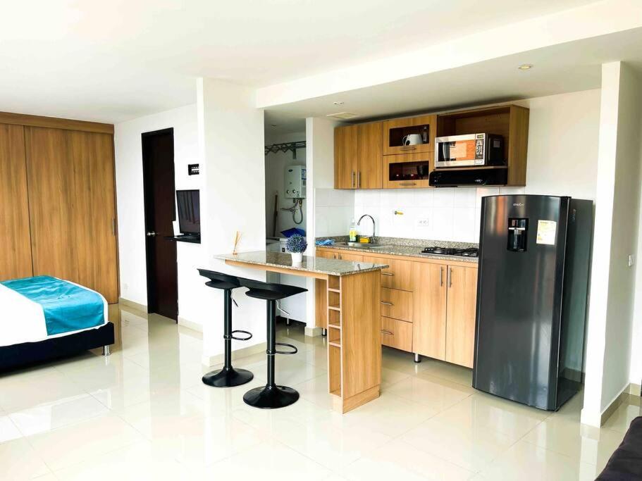 Grandioso apartaestudio muy cerca a Provenza 201
