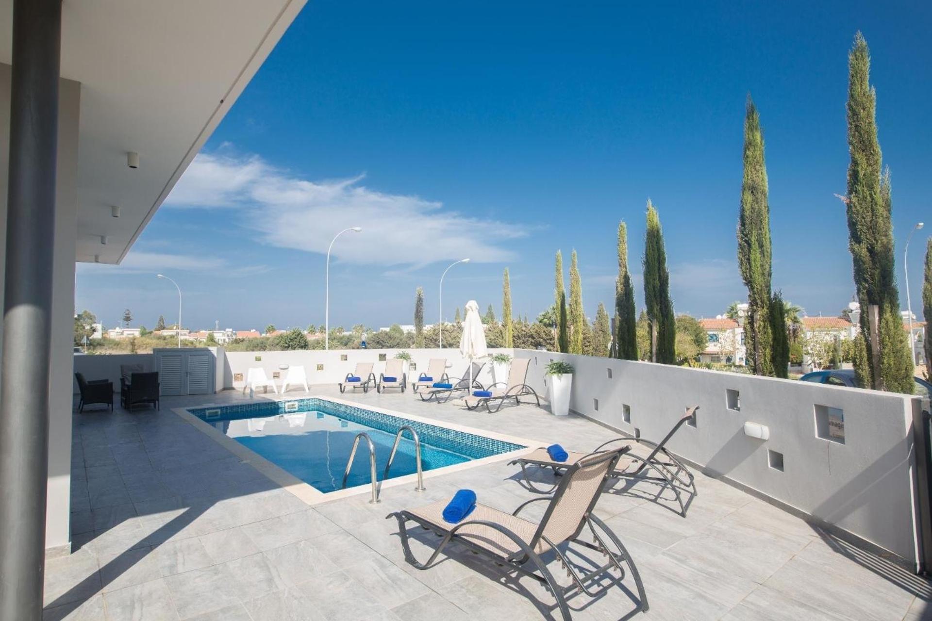Protaras - schönes Ferienhaus für 10 Personen